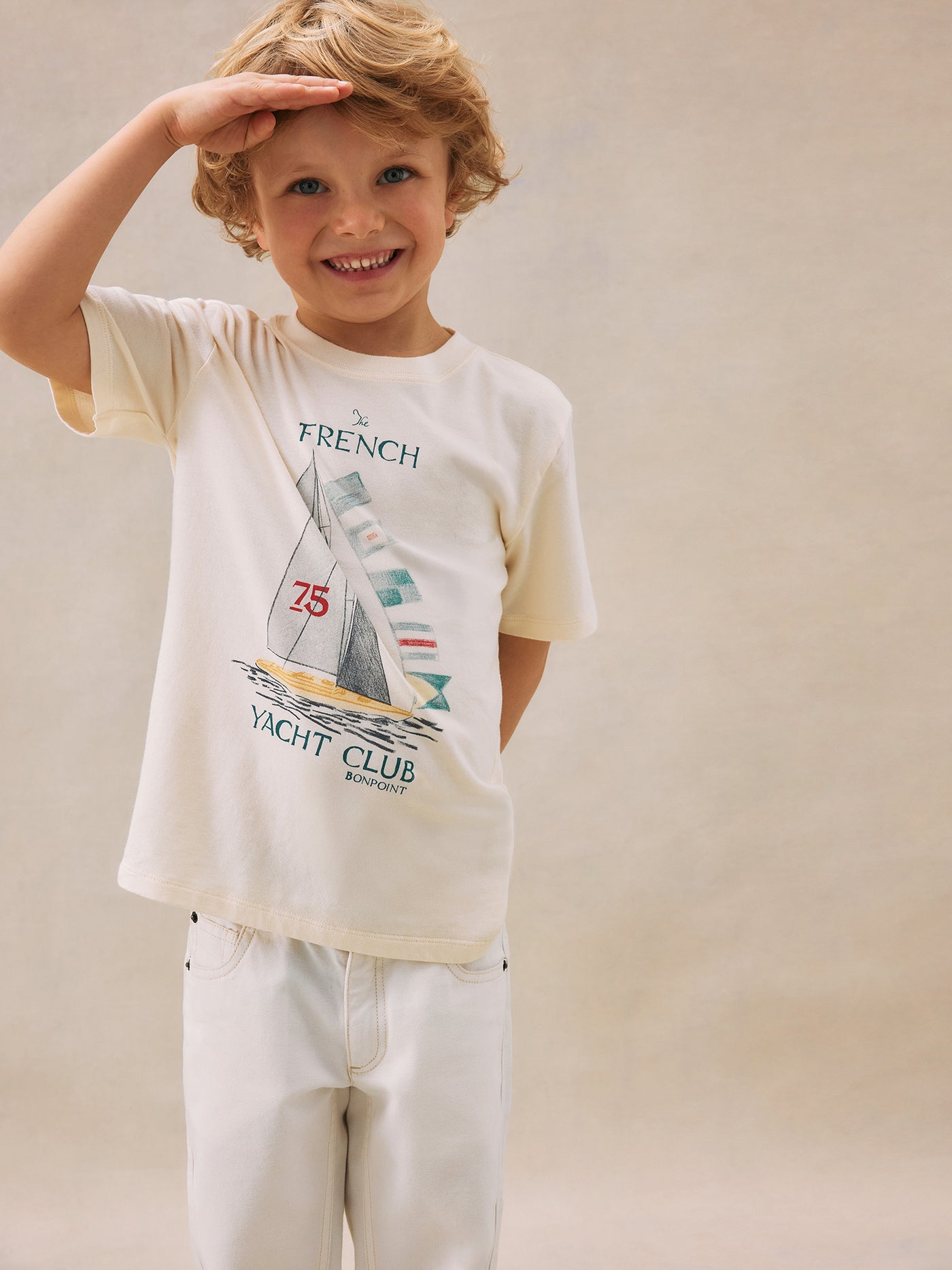 Look garçon été 2025 Tee-shirt Bateau
