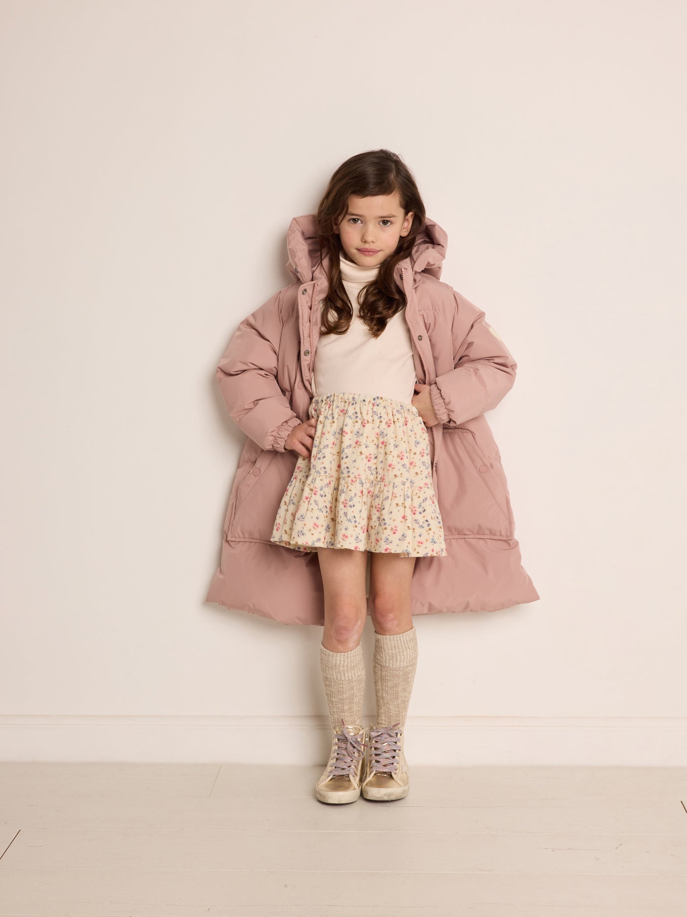 Look fille hiver 2023 doudoune longue