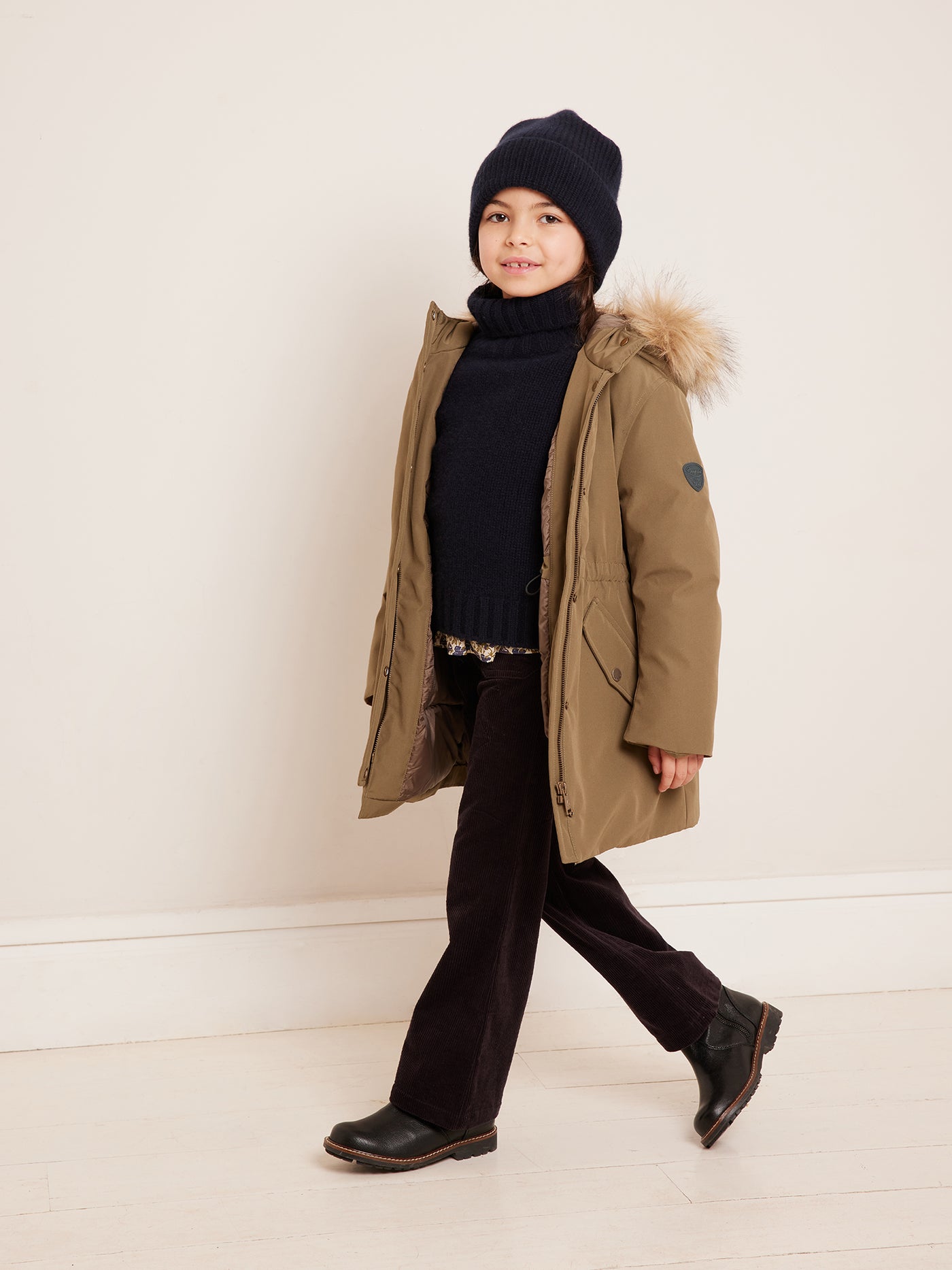 Look fille hiver 2023 parka