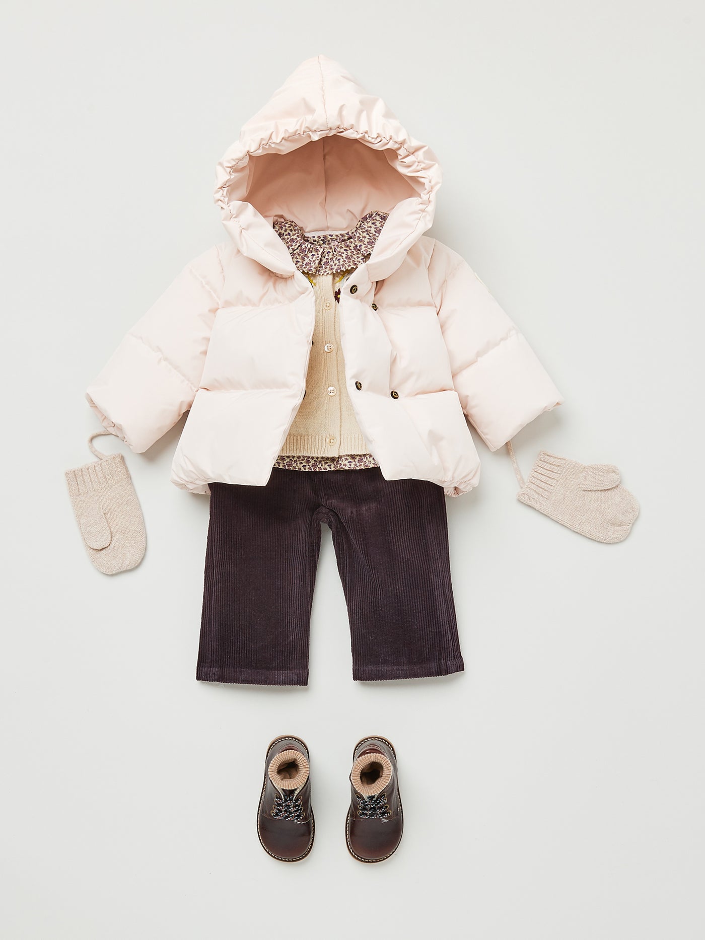 Look bebe fille hiver 2023 doudoune