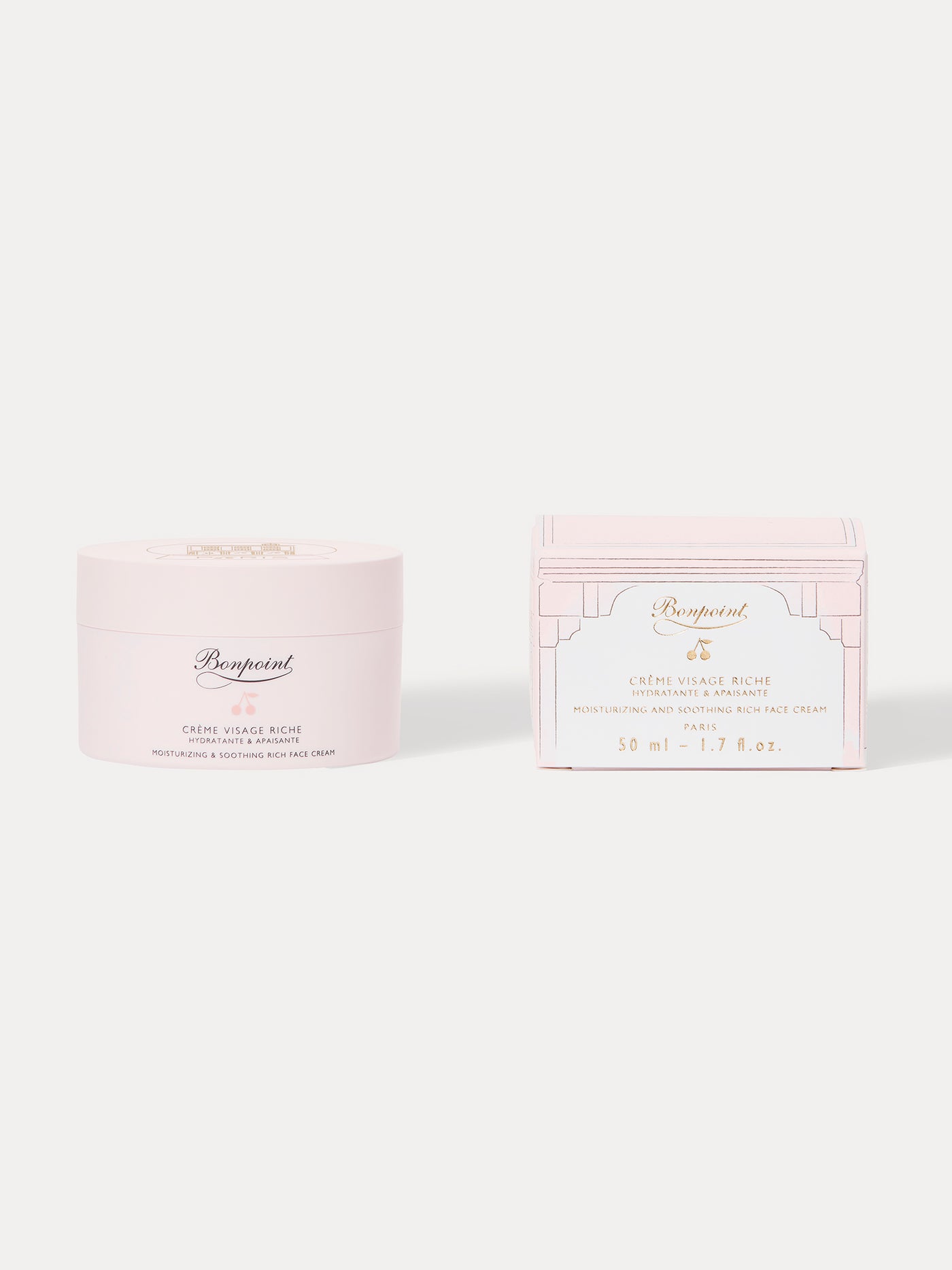 Moisturizing and soothing rich face cream 50ml - Enchanted Paris