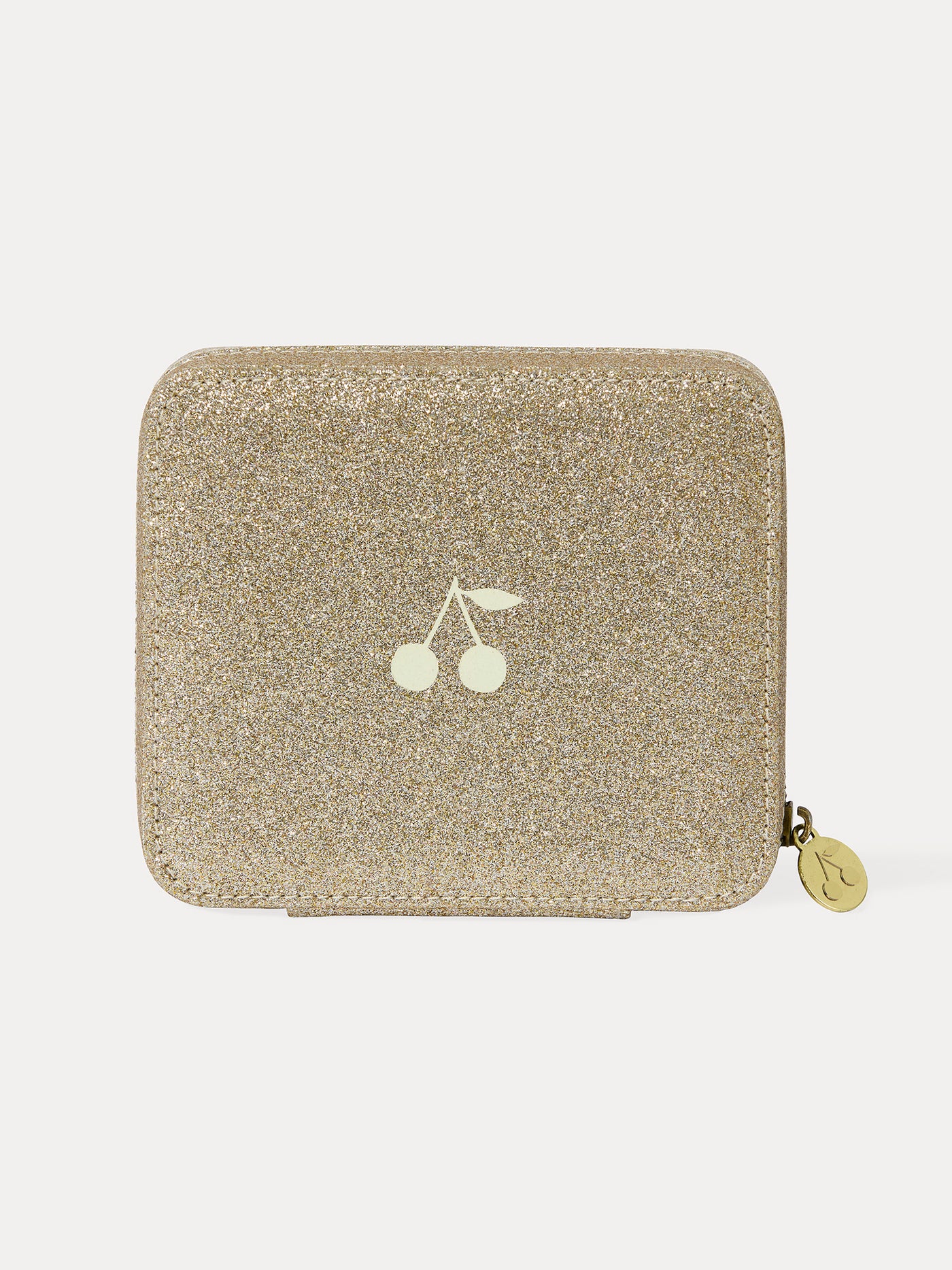 Square glitter pouch