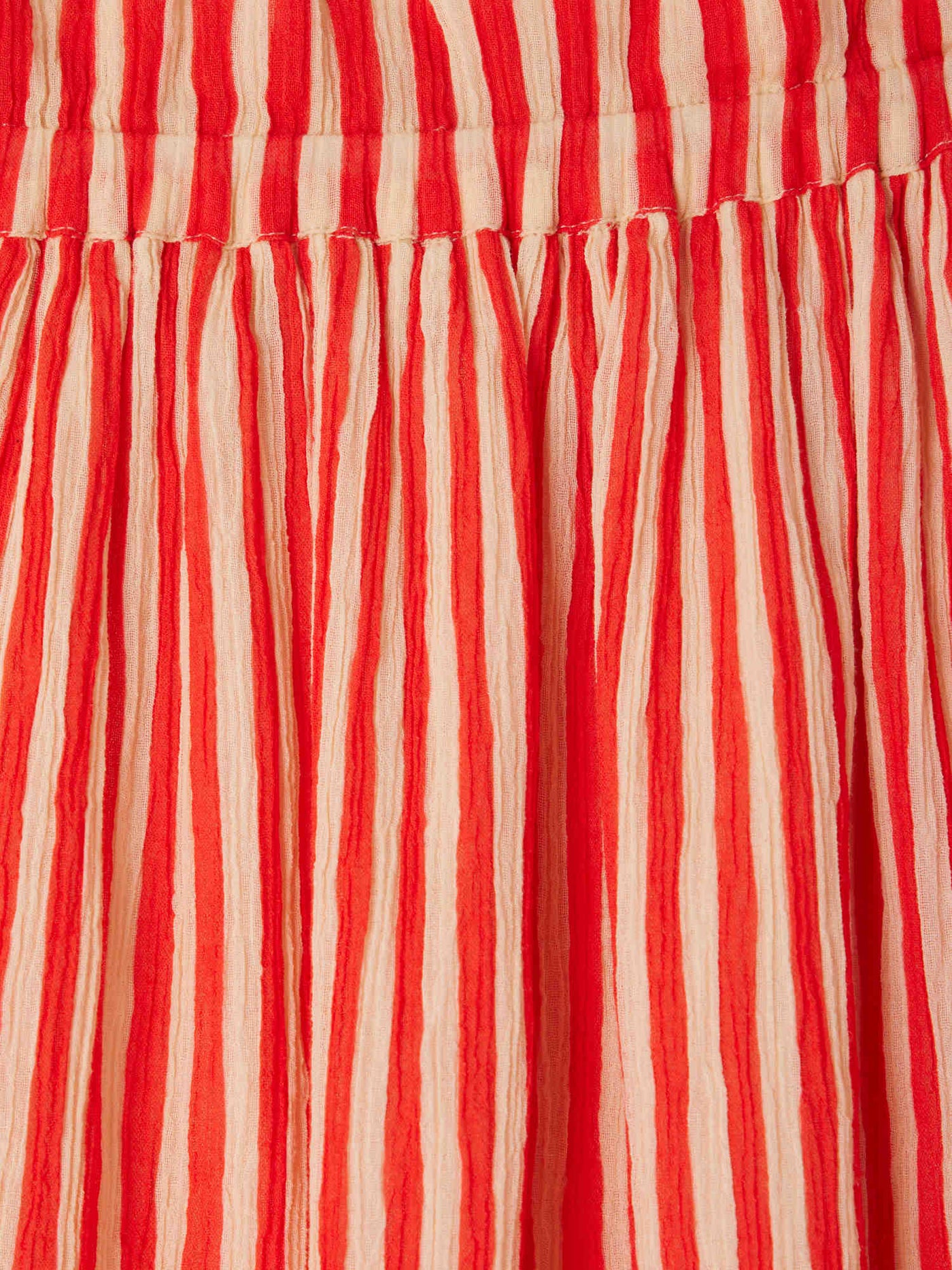 Elyna striped crepe skirt