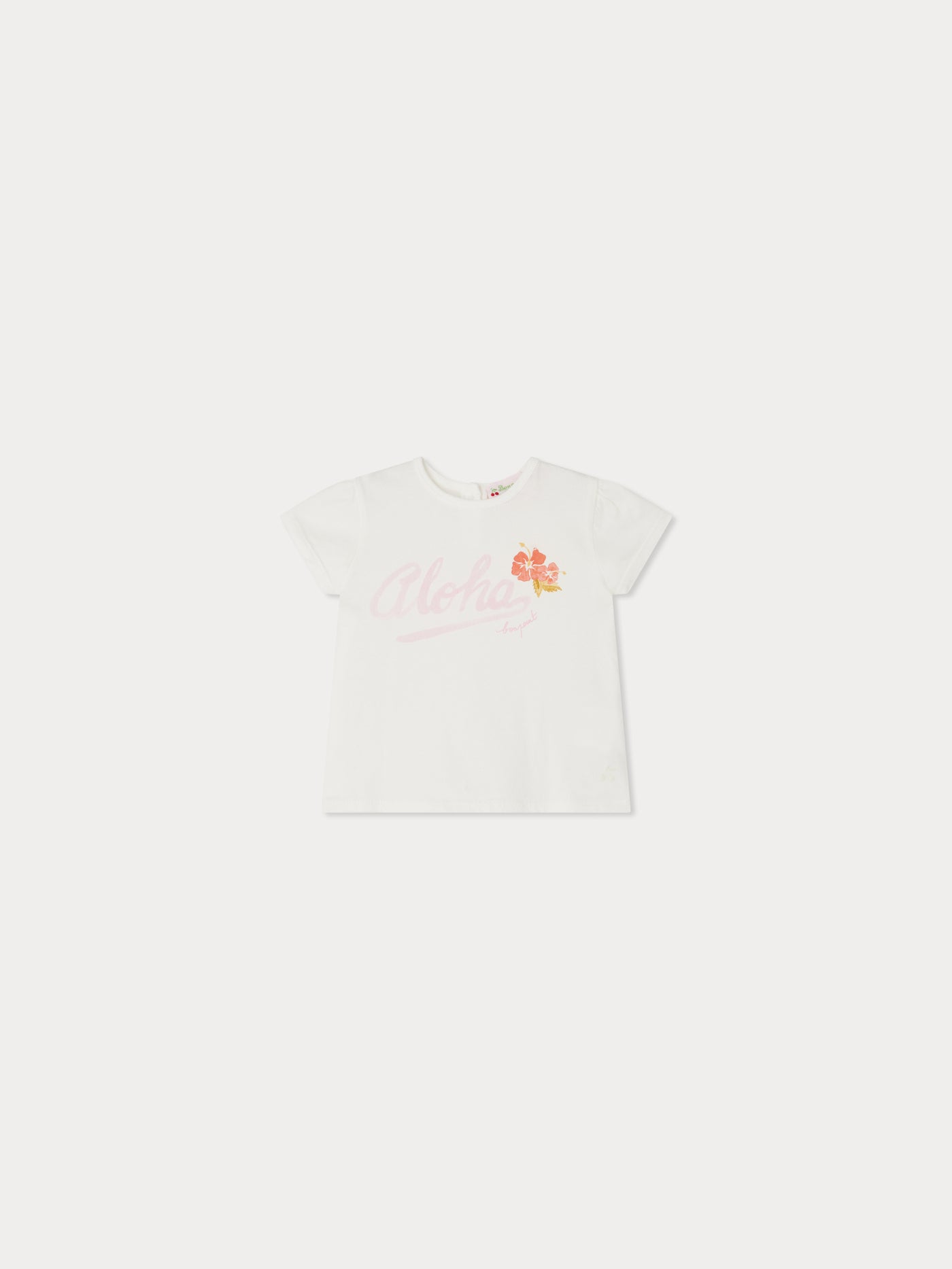 Cira t-shirt Aloha printed in organic cotton