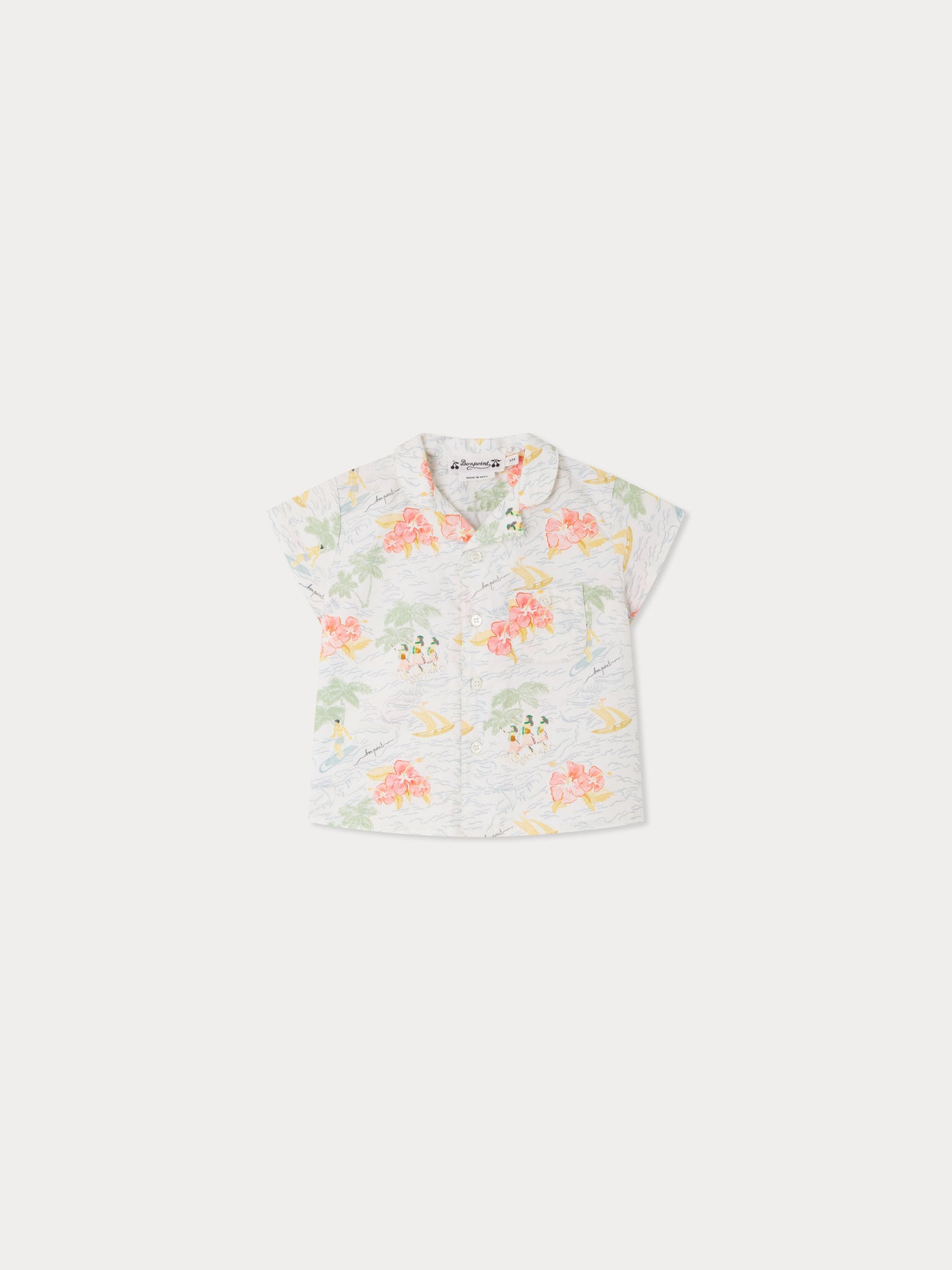 Gerald printed poplin shirt