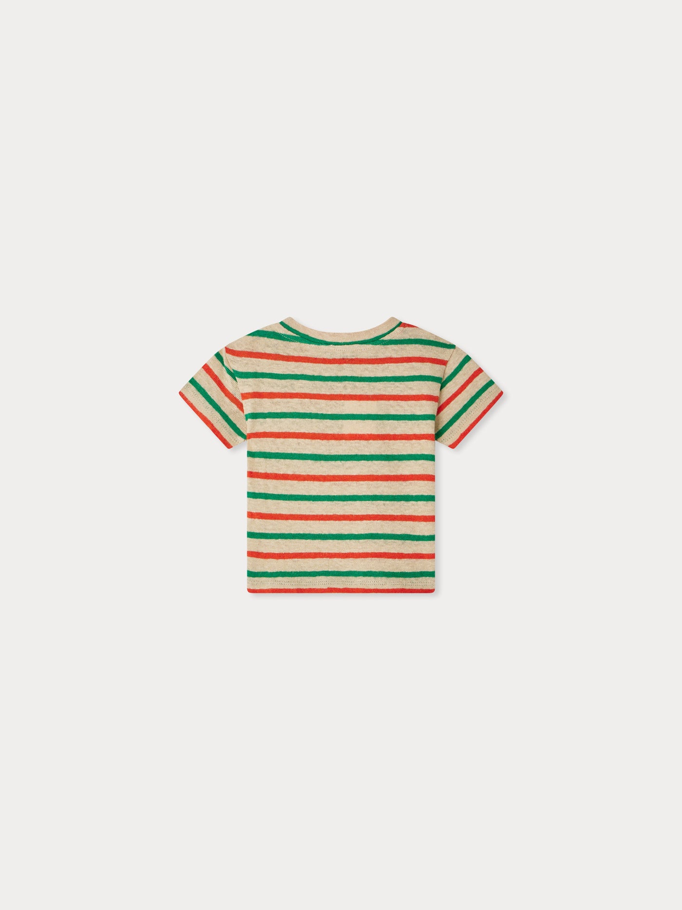 T-shirt Gaye rayé à poche en coton biologique