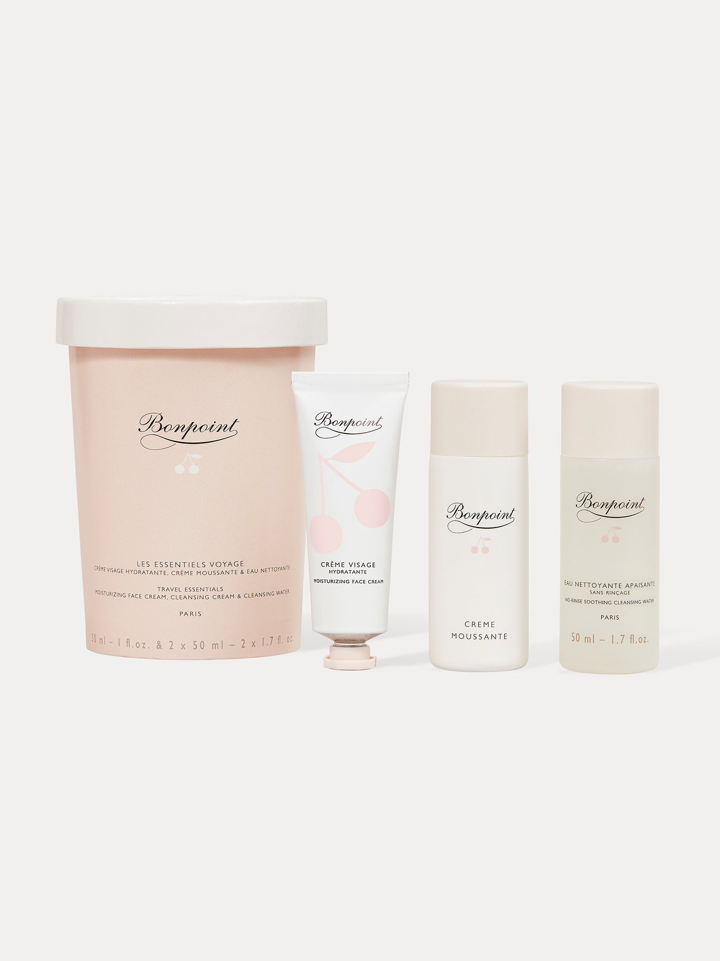 Travel essentials - Moisturizing face Cream, cleansing Cream & cleansing Water