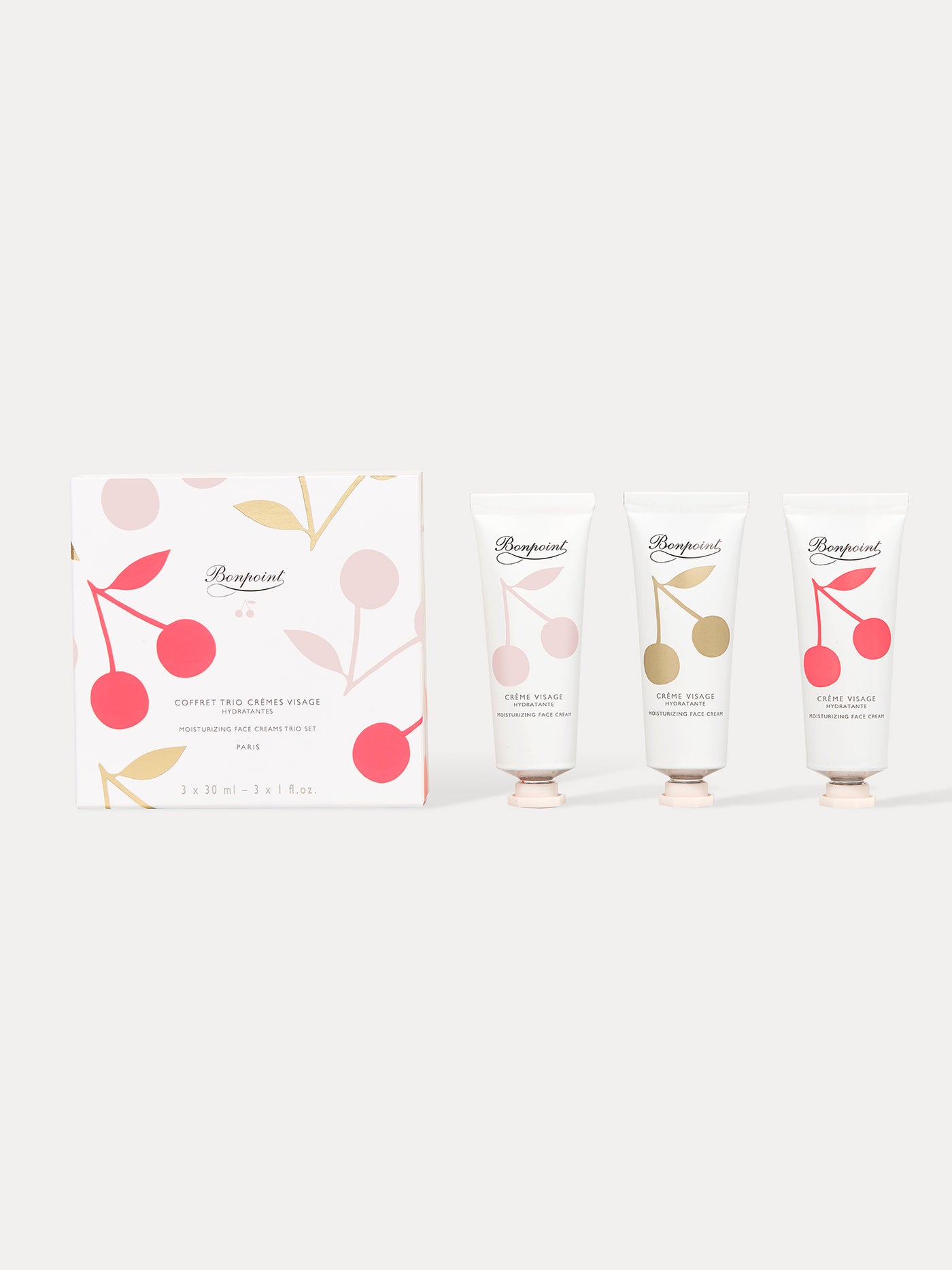 Moisturizing face creams trio set