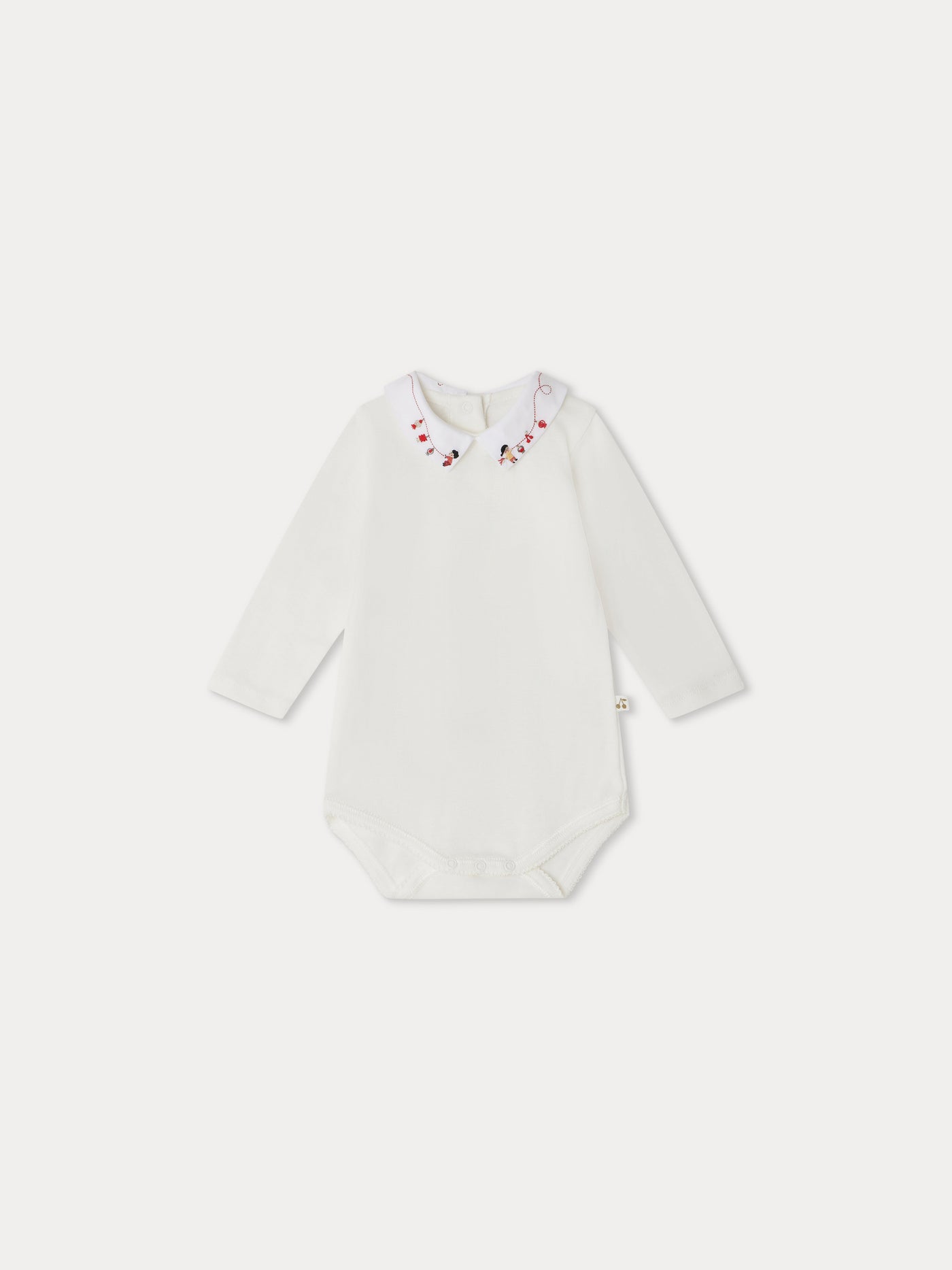 Body Septembre à col brodé motifs de noël