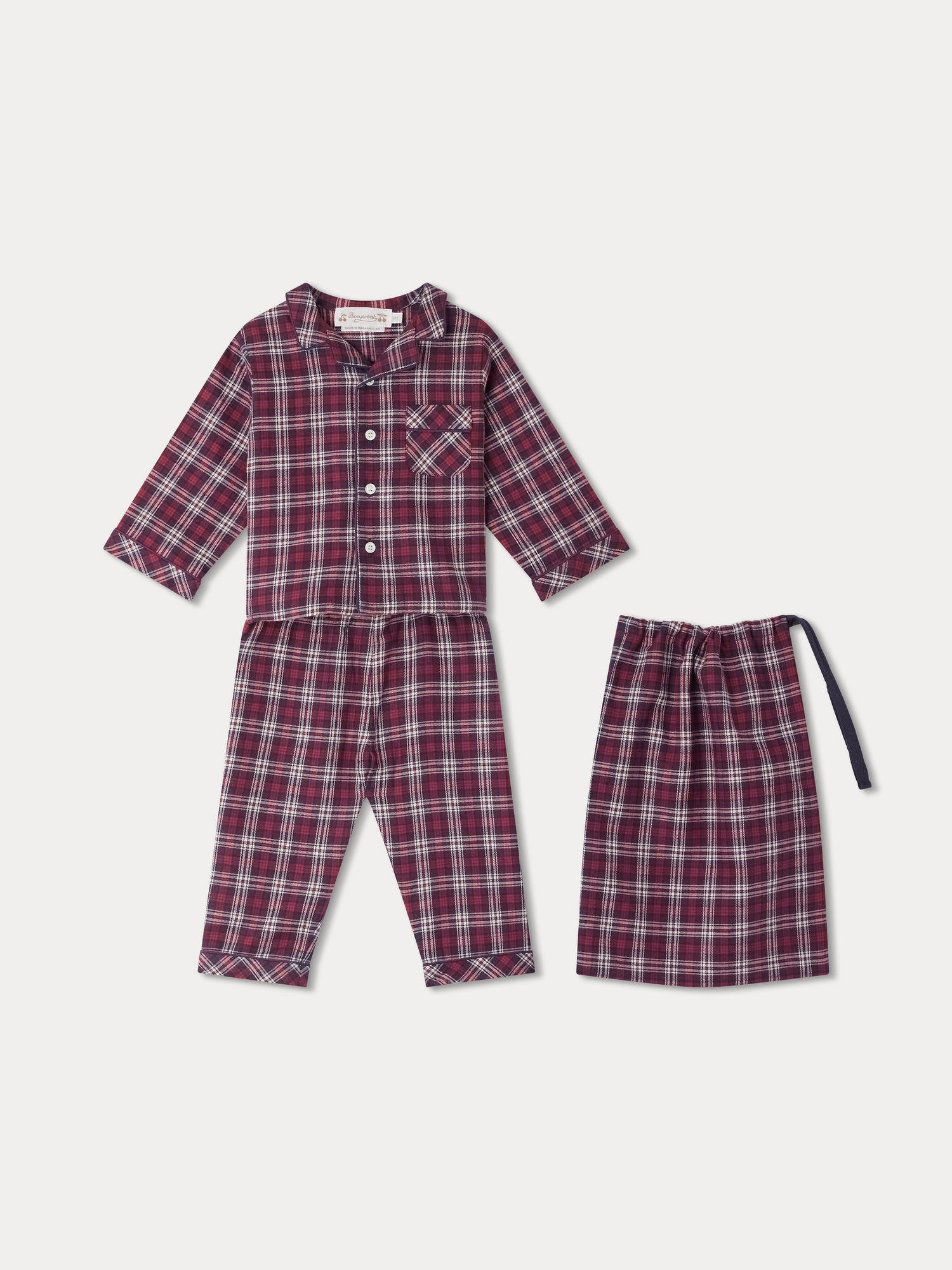 Bonpoint buy grey boys soft cotton pajama 6 m