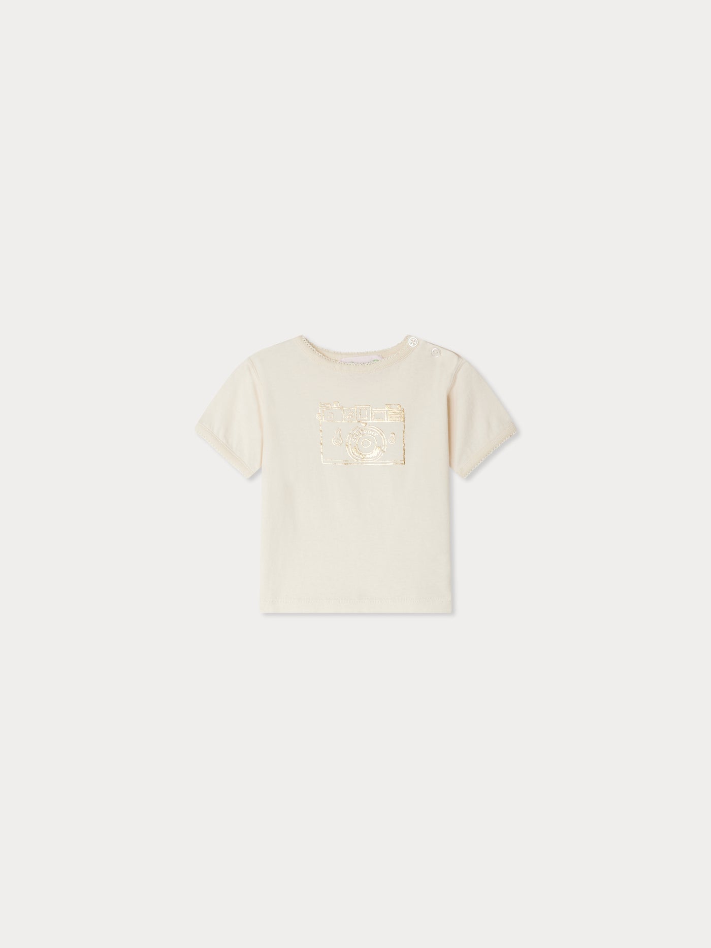 Dom T-Shirt with Camera Print in organic cotton
