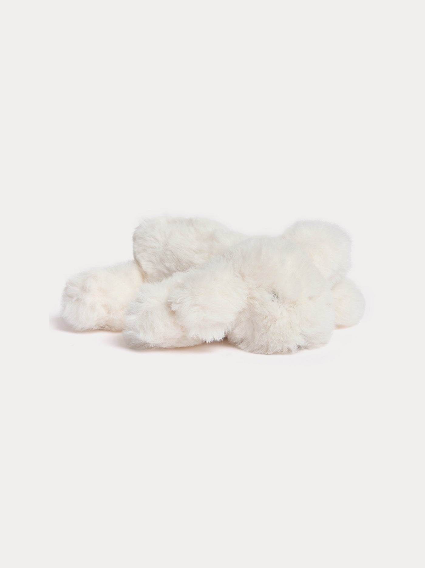 Peluche Chien Aimer blanc lait