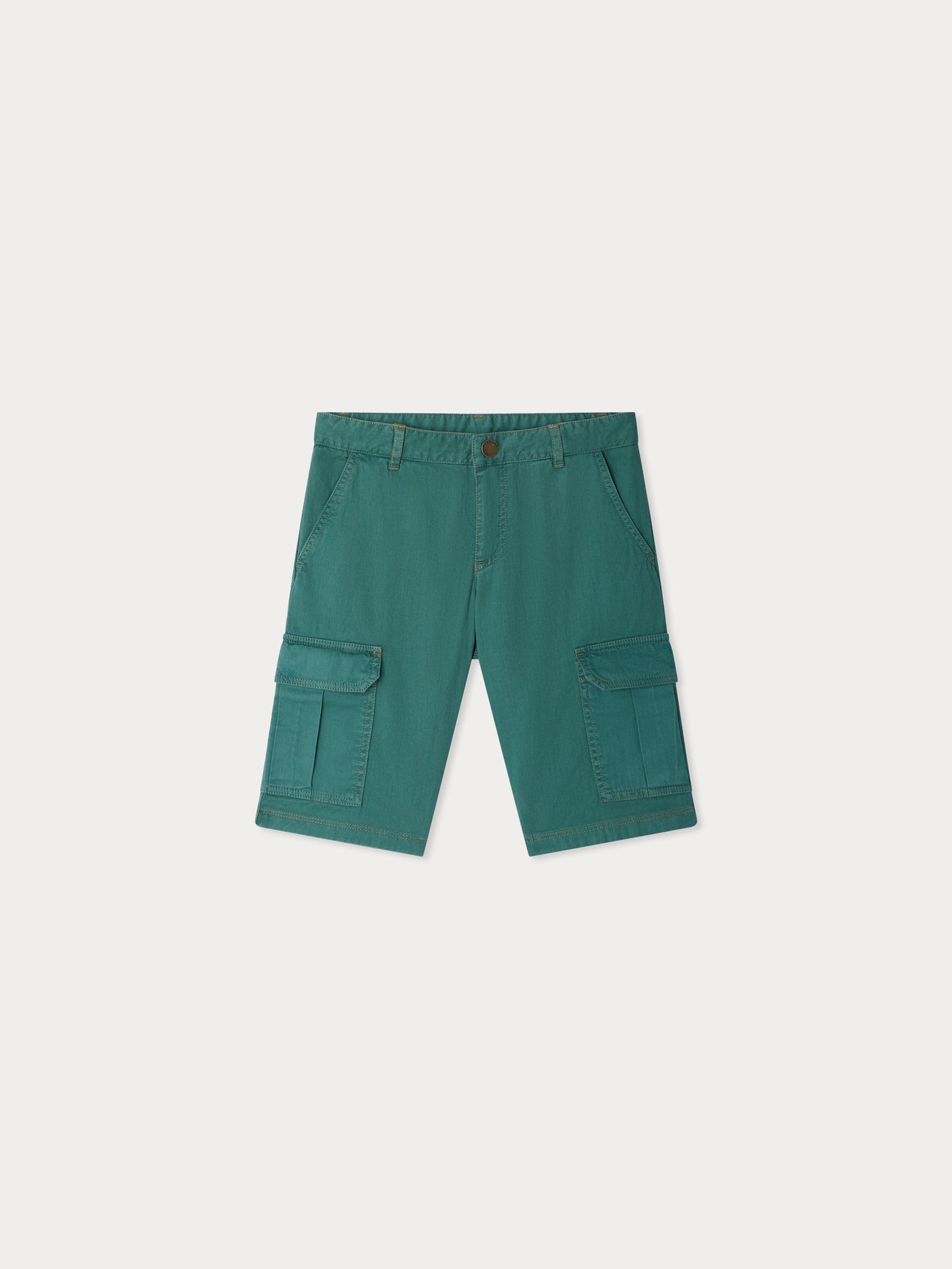 Bermuda Caiman à poches en denim vert
