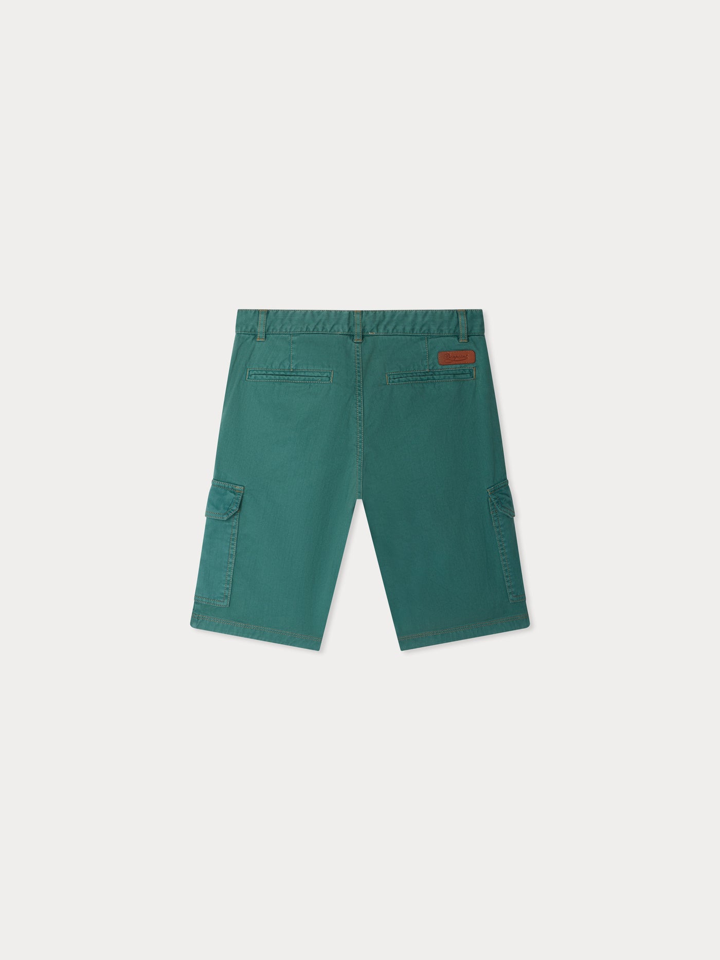 Bermuda Caiman à poches en denim vert