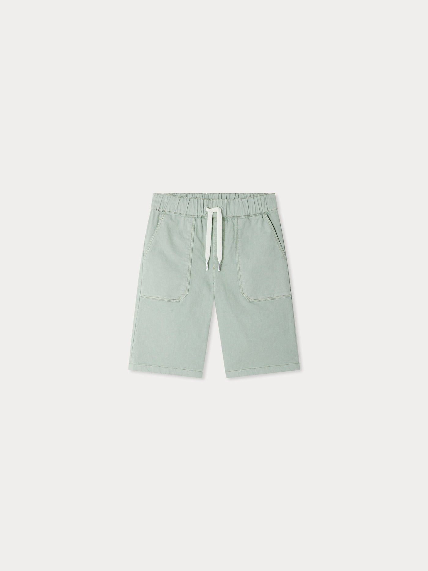 Bermuda Syl en denim à liens