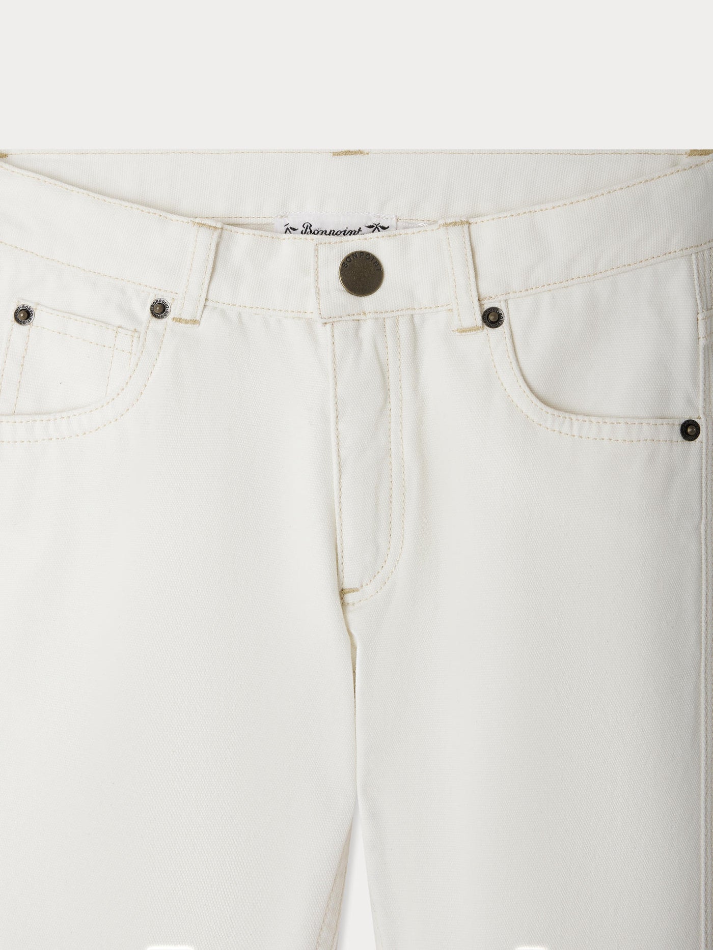 Pantalon Dewey droit blanc