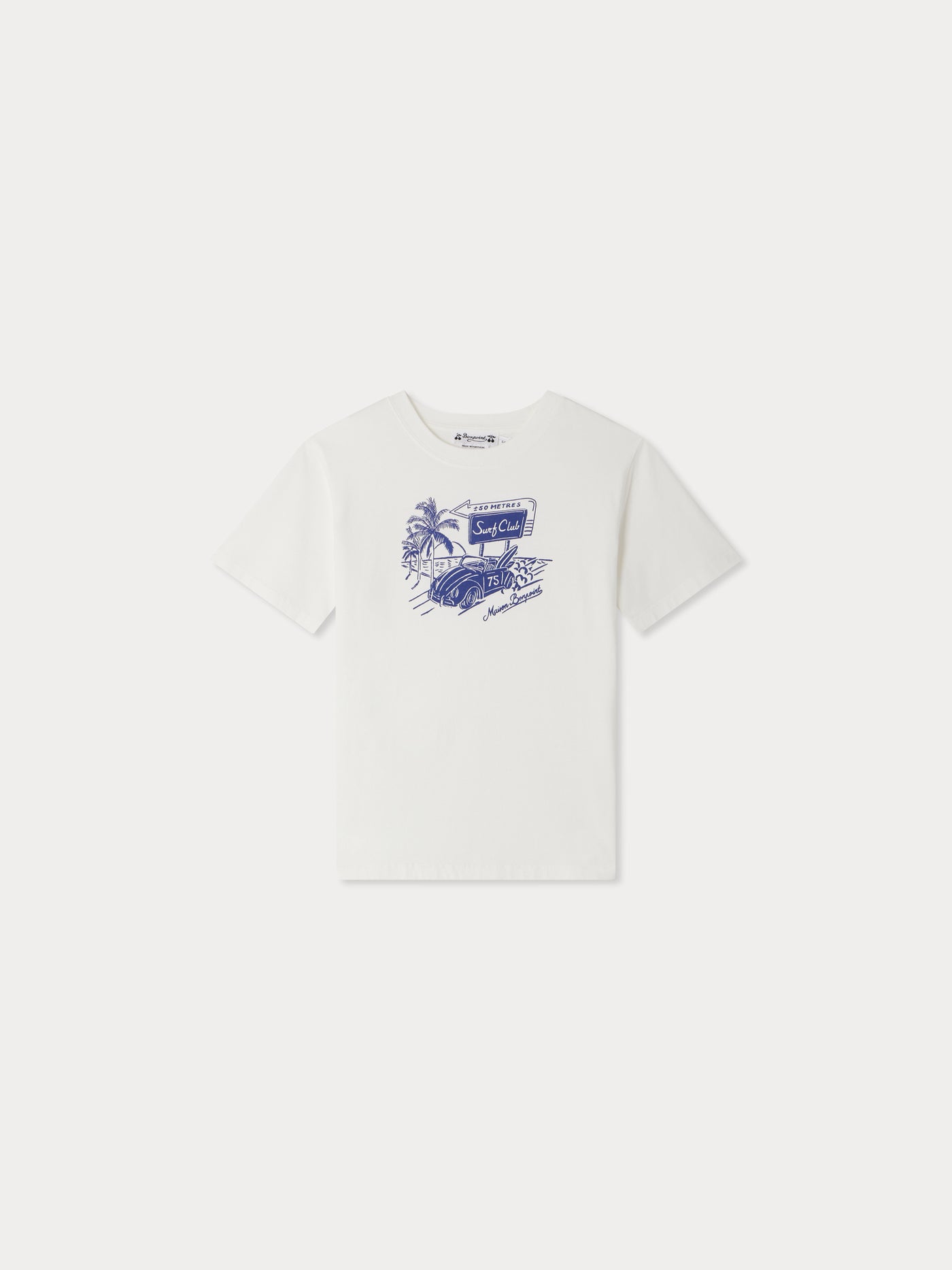 T-shirt Thibald à imprimé voiture en coton biologique