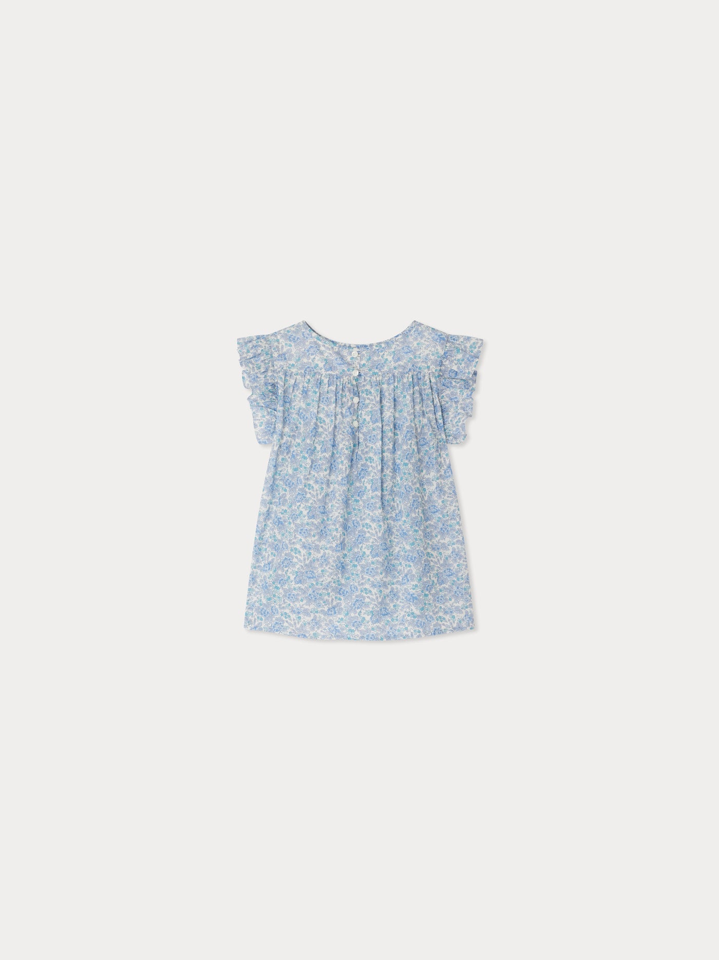 Blouse Fidji smockée en tissu Liberty