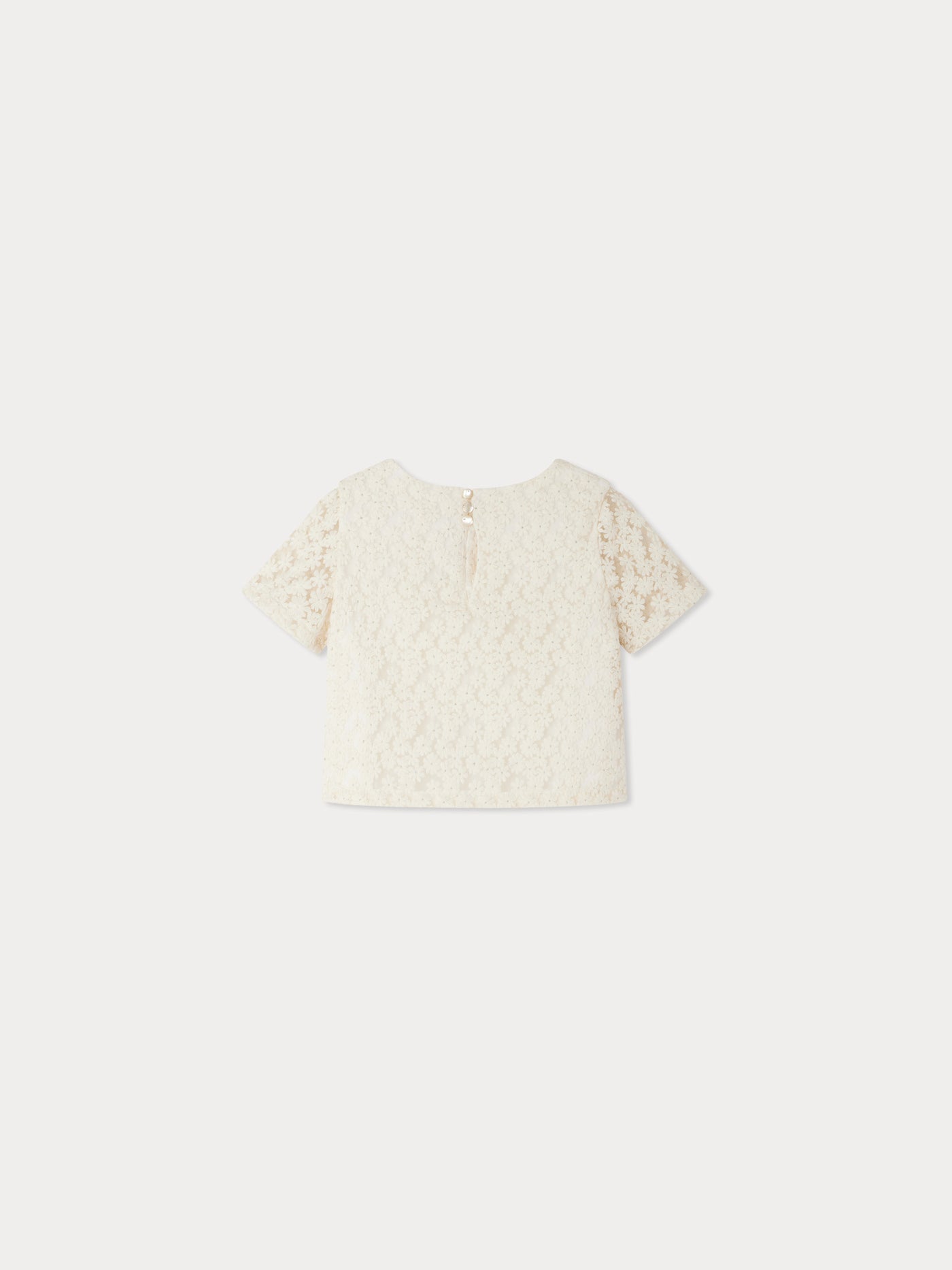 Blouse Electra en tulle à motifs fleurs
