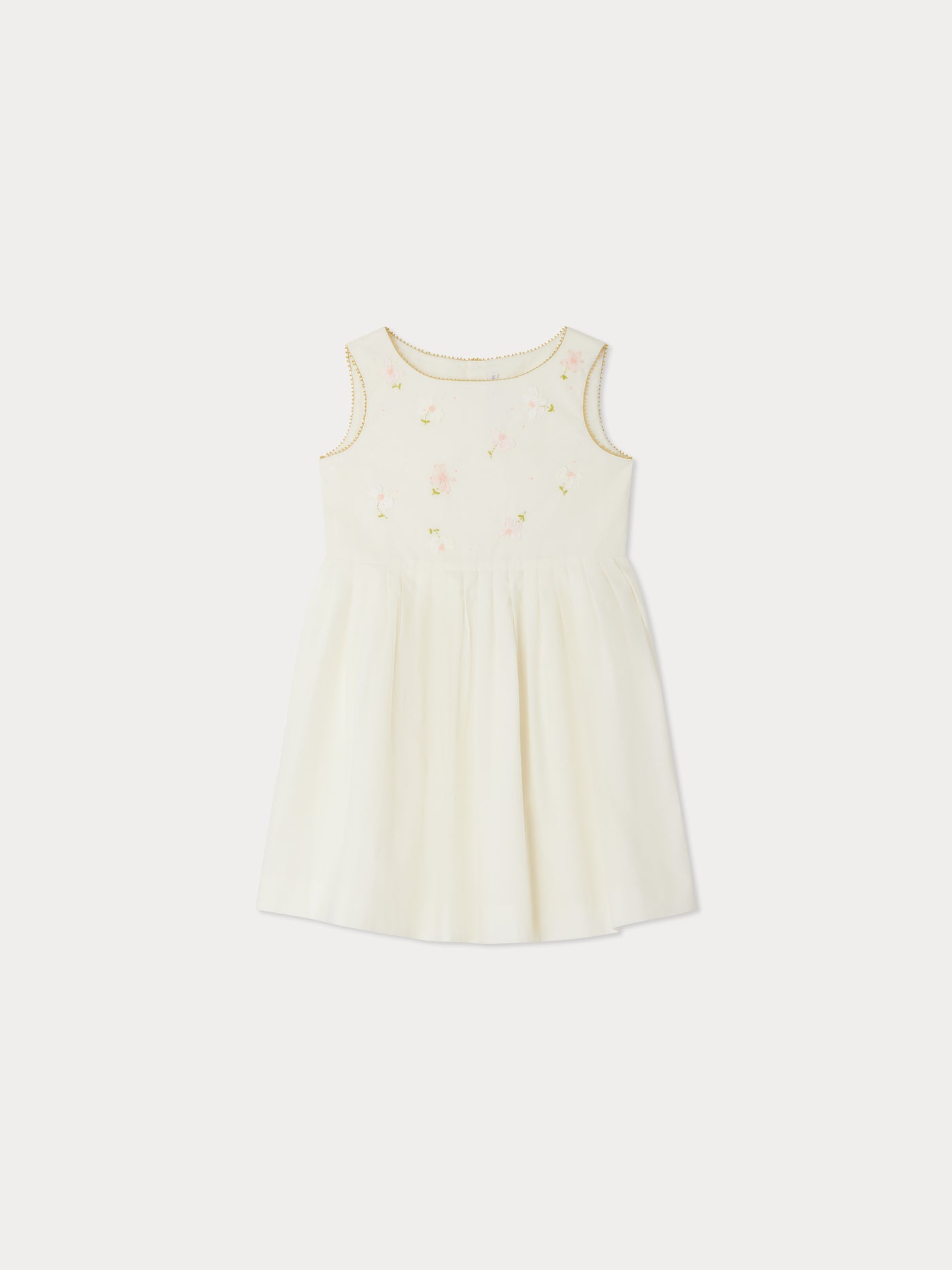 Robe Alina brodée en popeline