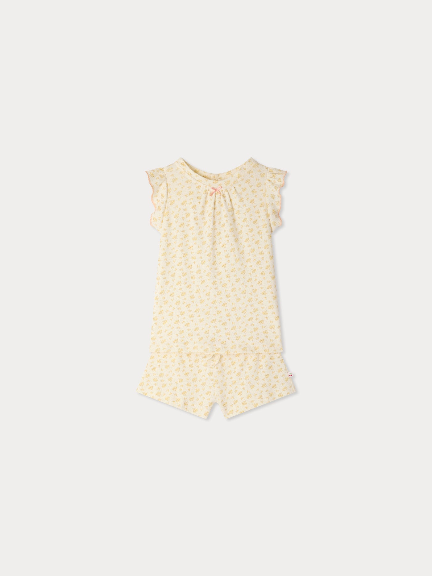 Pyjama Ailette en coton imprimé floral