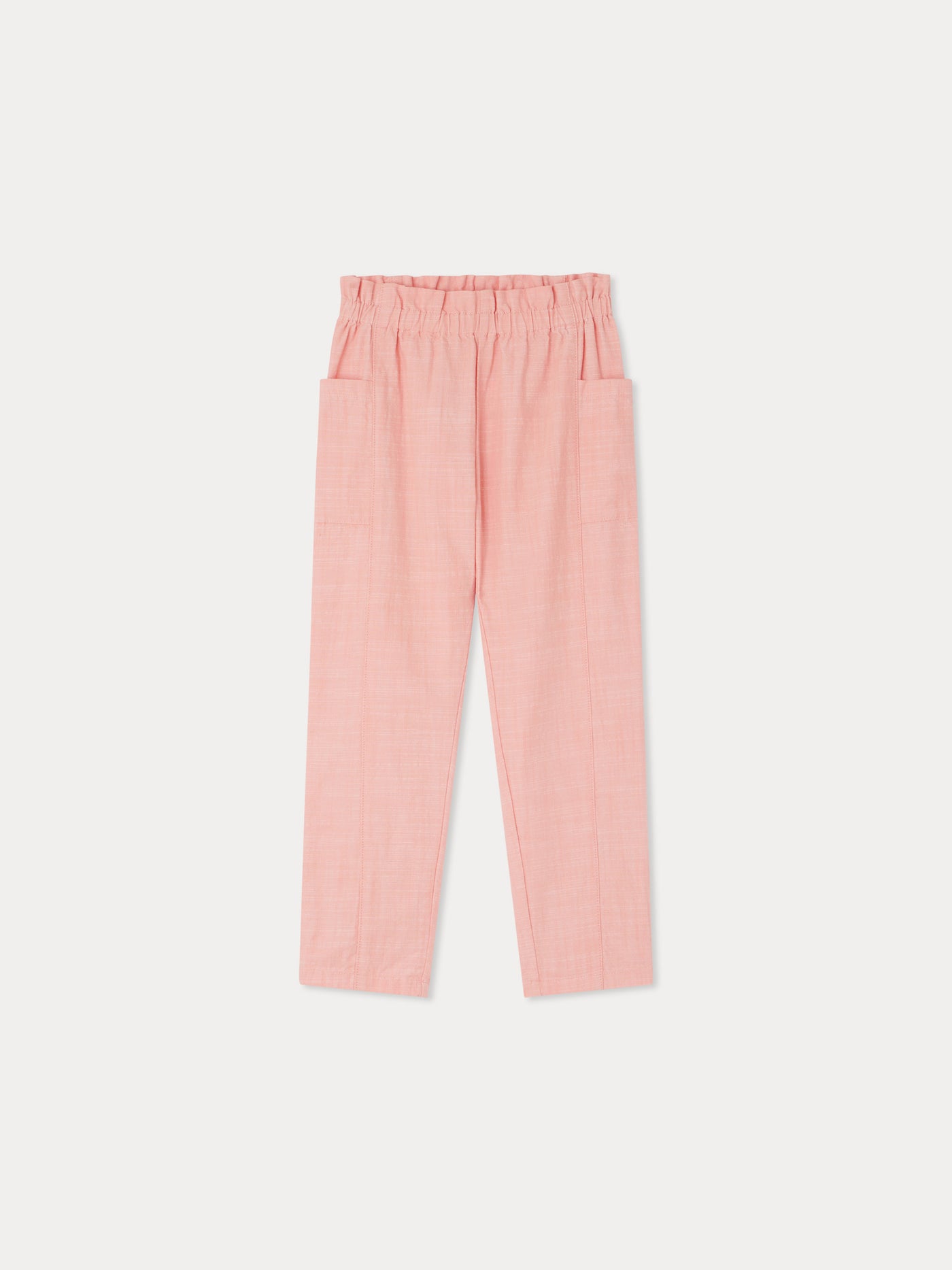 Pantalon Tiche brodé en chambray