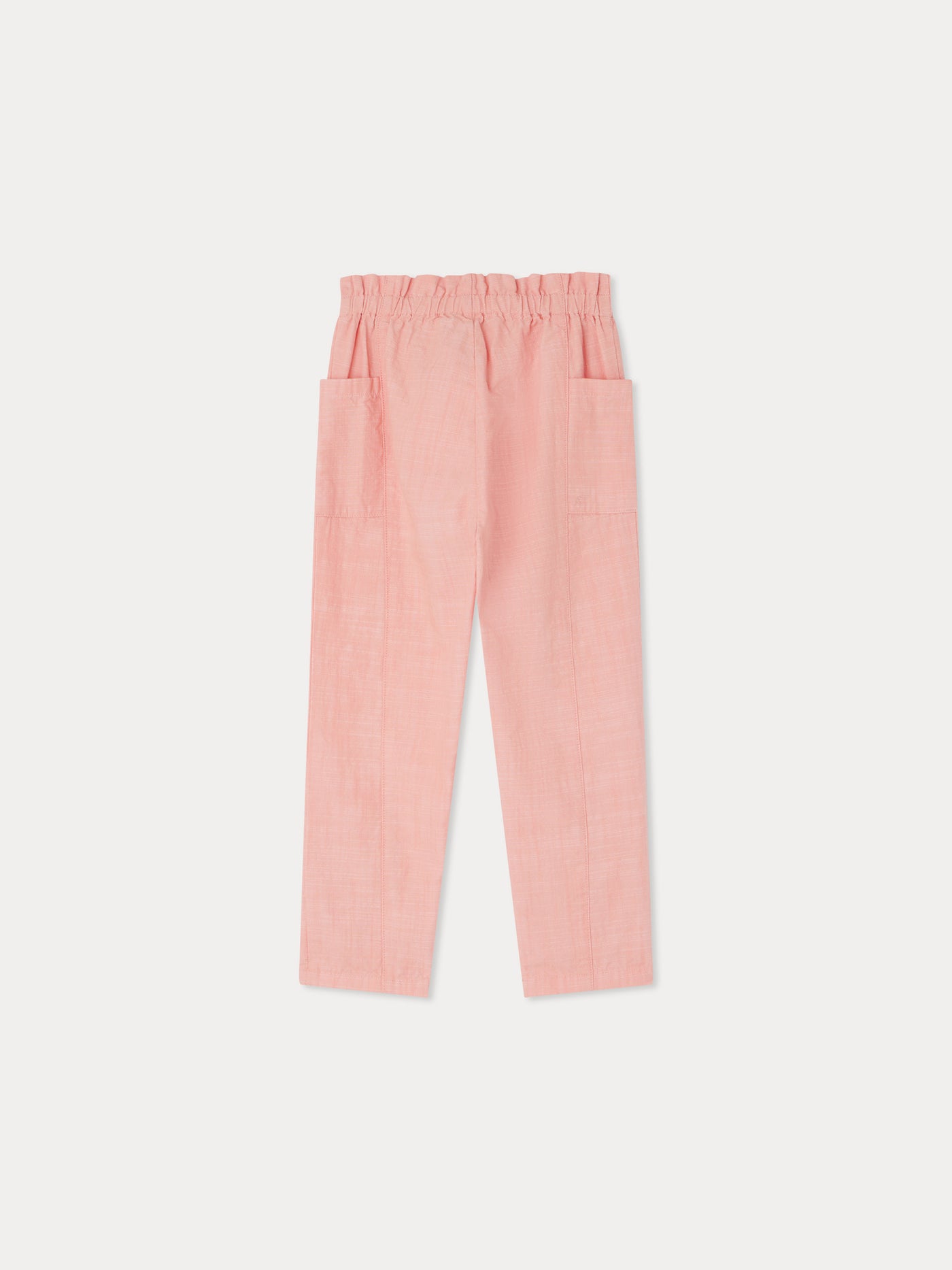 Pantalon Tiche brodé en chambray