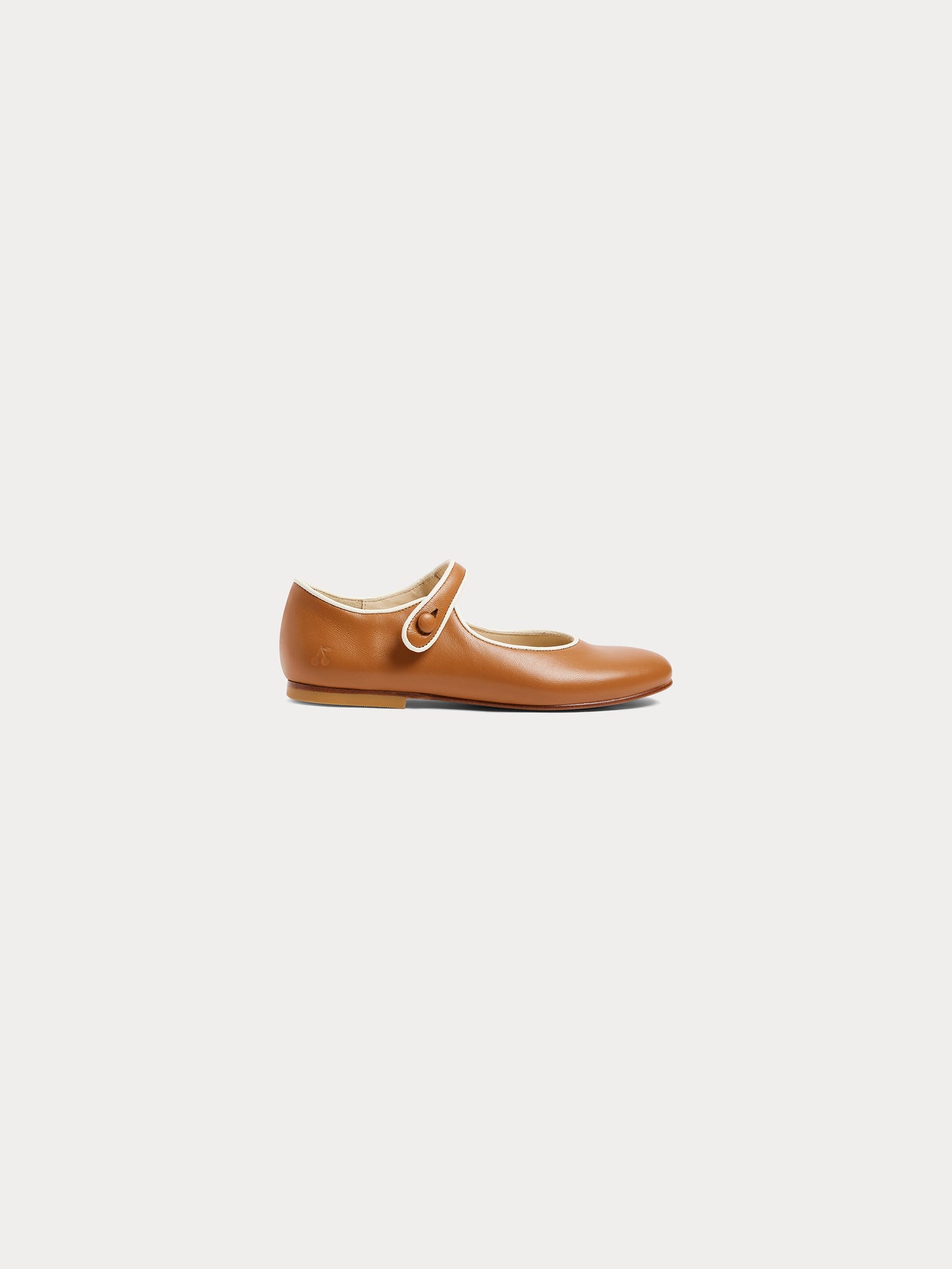 Babies Ella en cuir caramel