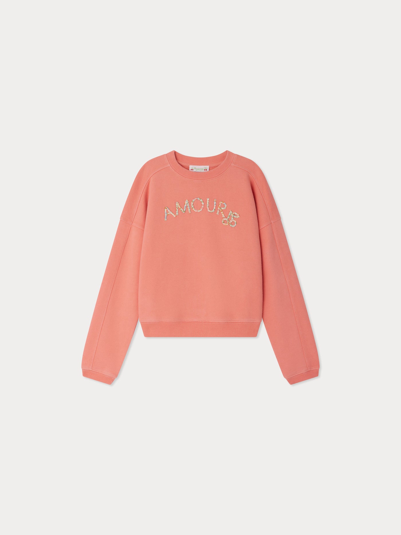 Sweatshirt Gena en molleton brodé Amour