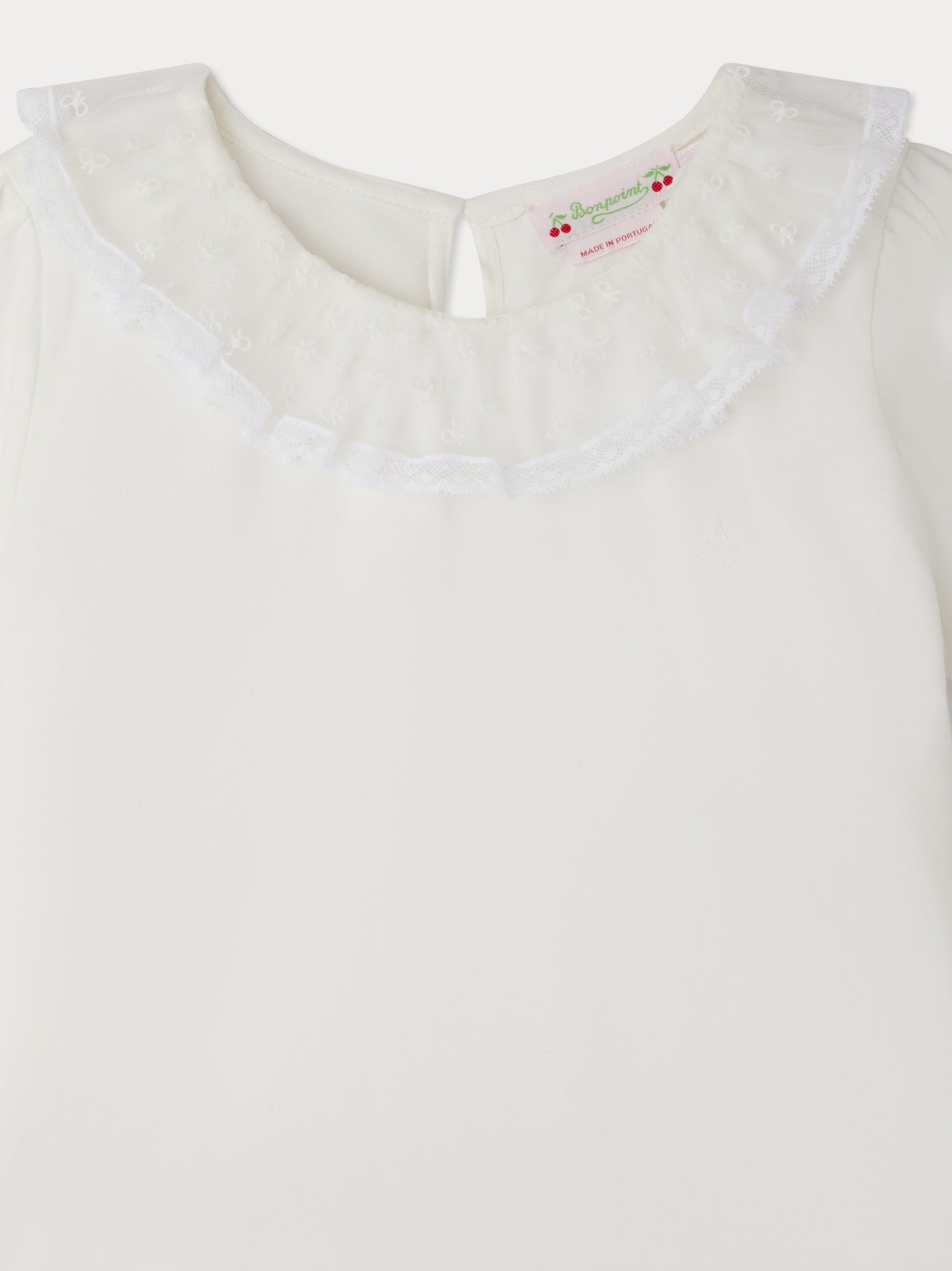 Ernestine t-shirt in embroidered tulle