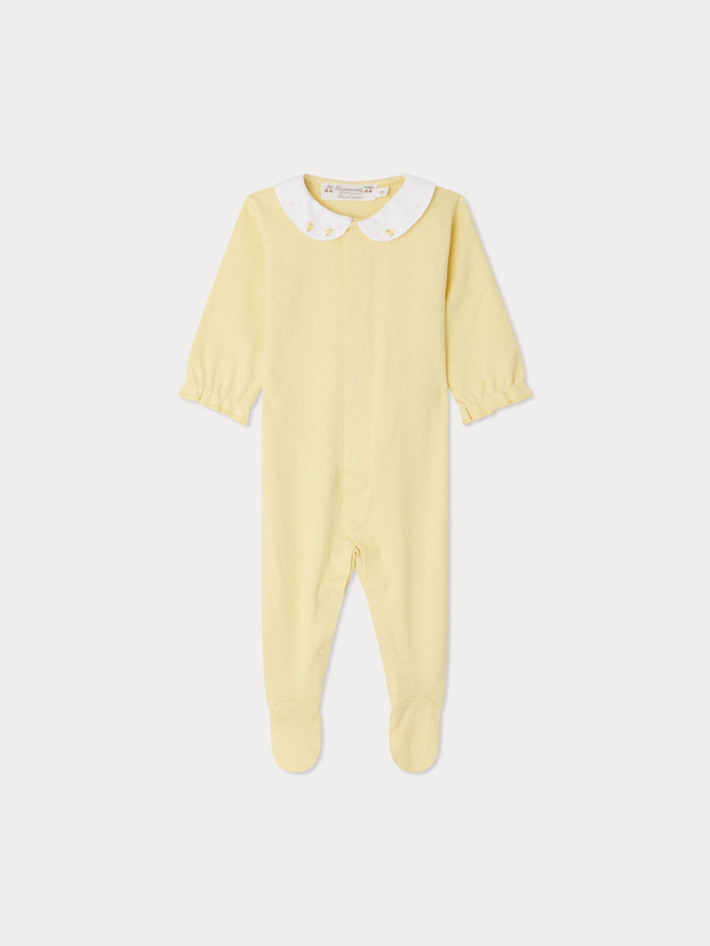 Pyjama Tintina à col brodé de poussins