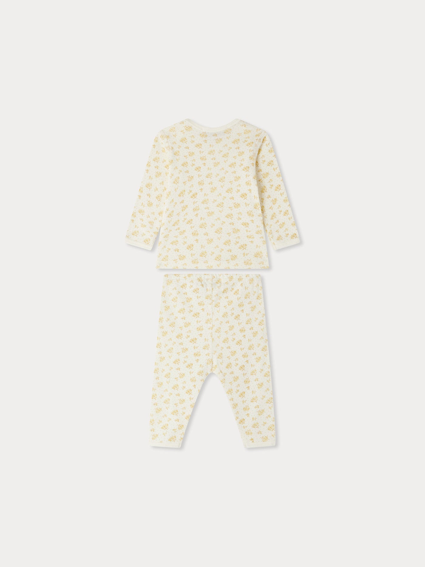 Ensemble Timi à imprimé fleurs jaunes