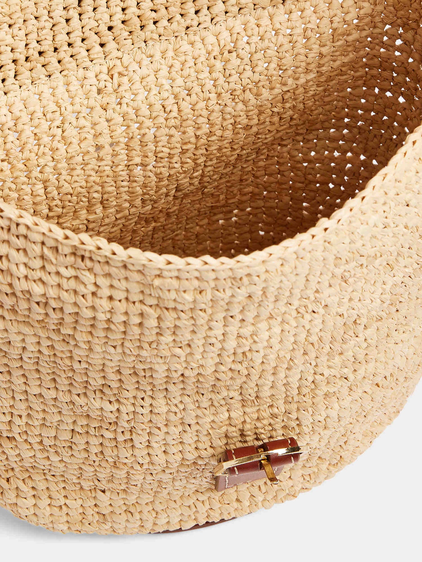 Bonpoint x Vanessa Seward  Enjie bag with shoulder strap in raffia