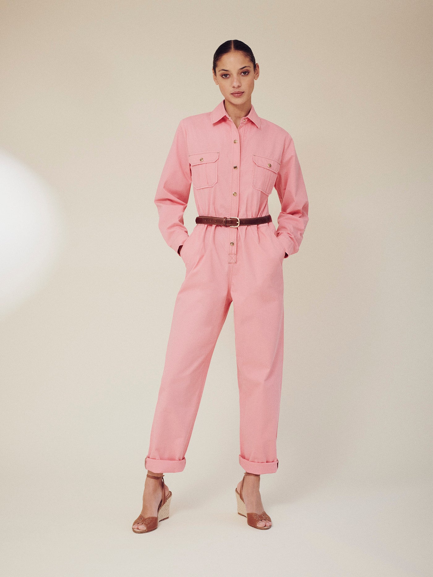 Bonpoint x Vanessa Seward Est jumpsuit with snap buttons