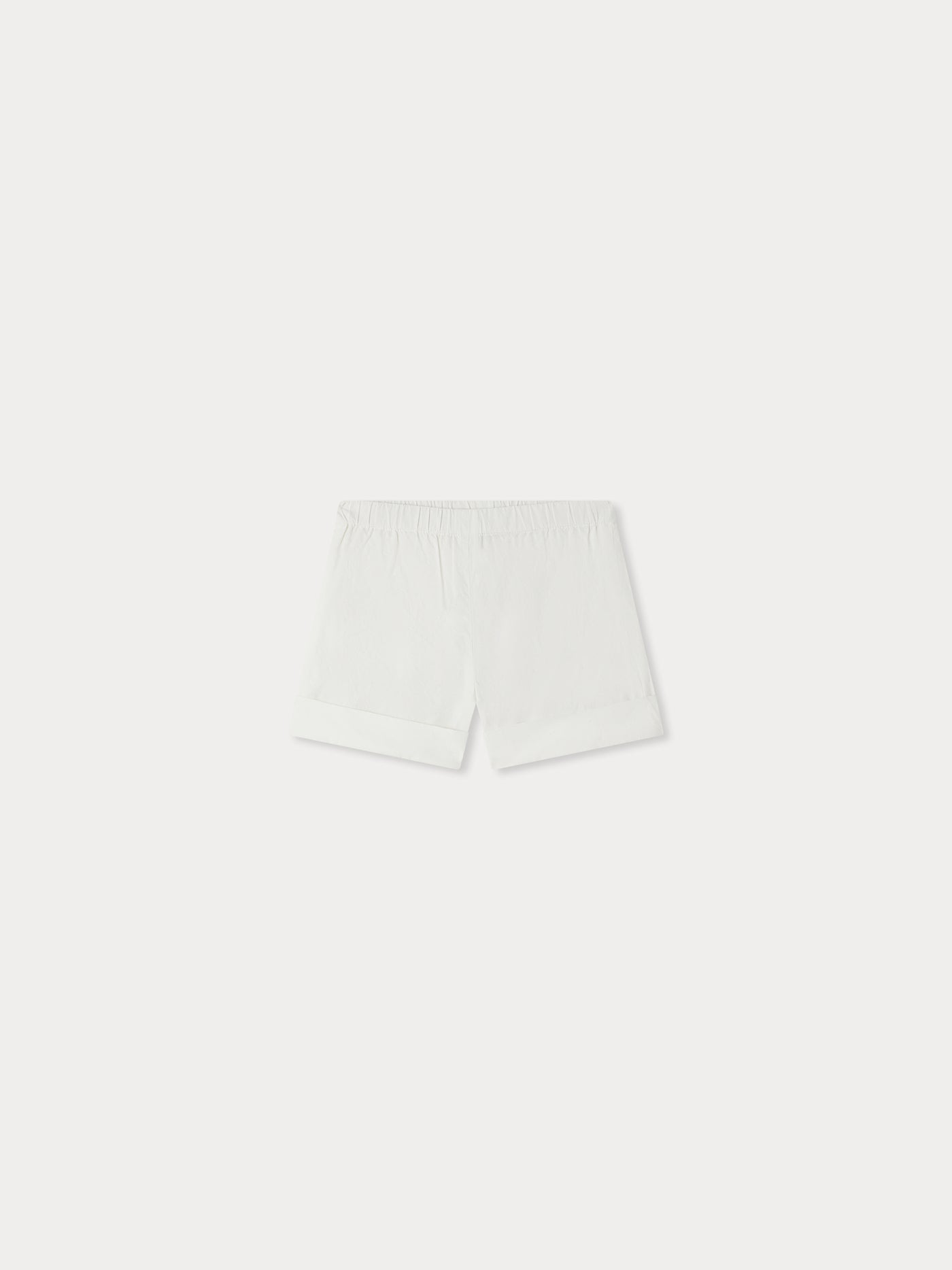 Ecandy shorts in white poplin