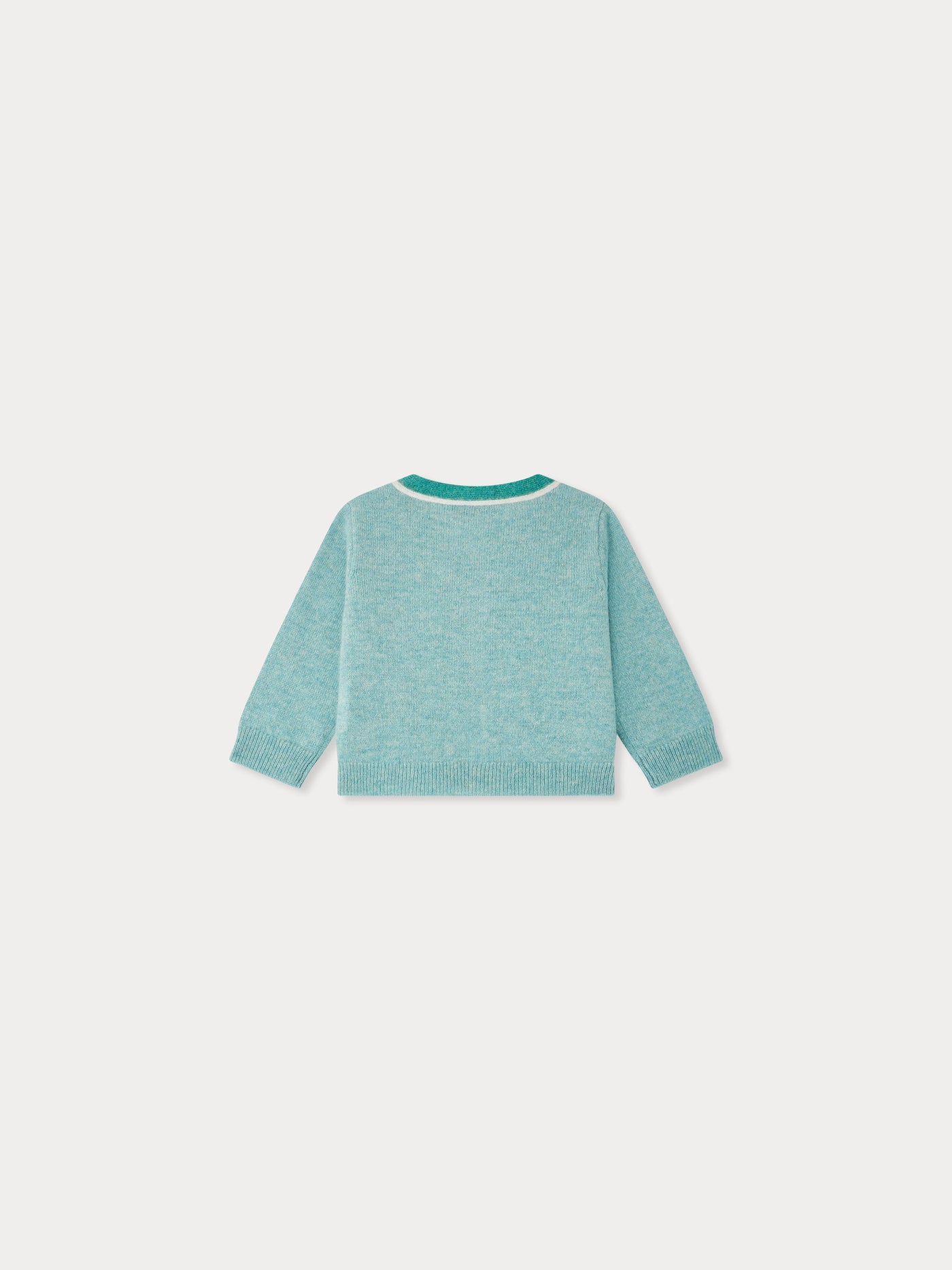 Cardigan Tahiel en cachemire avec contrastes