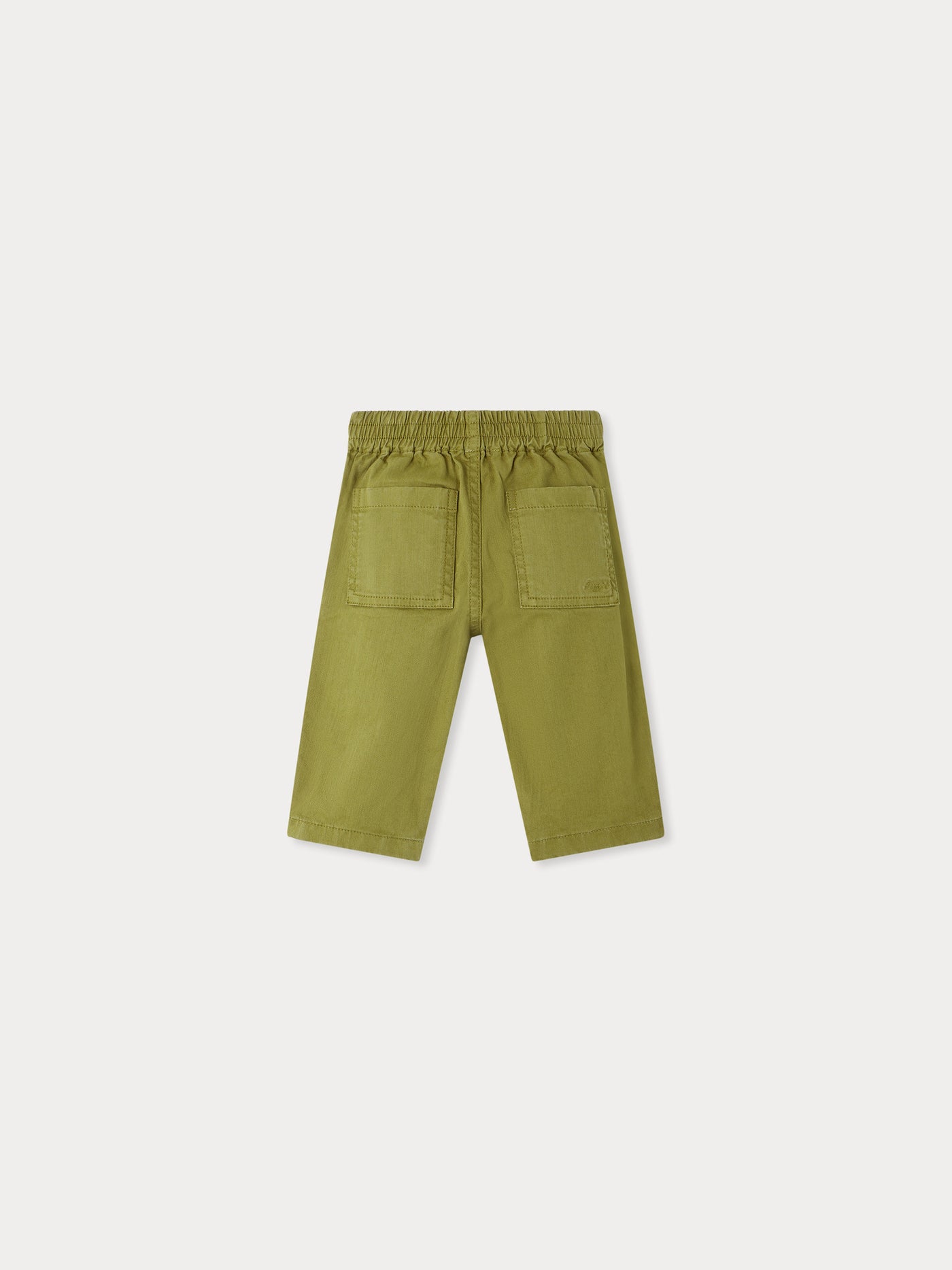 Léo pants in green denim