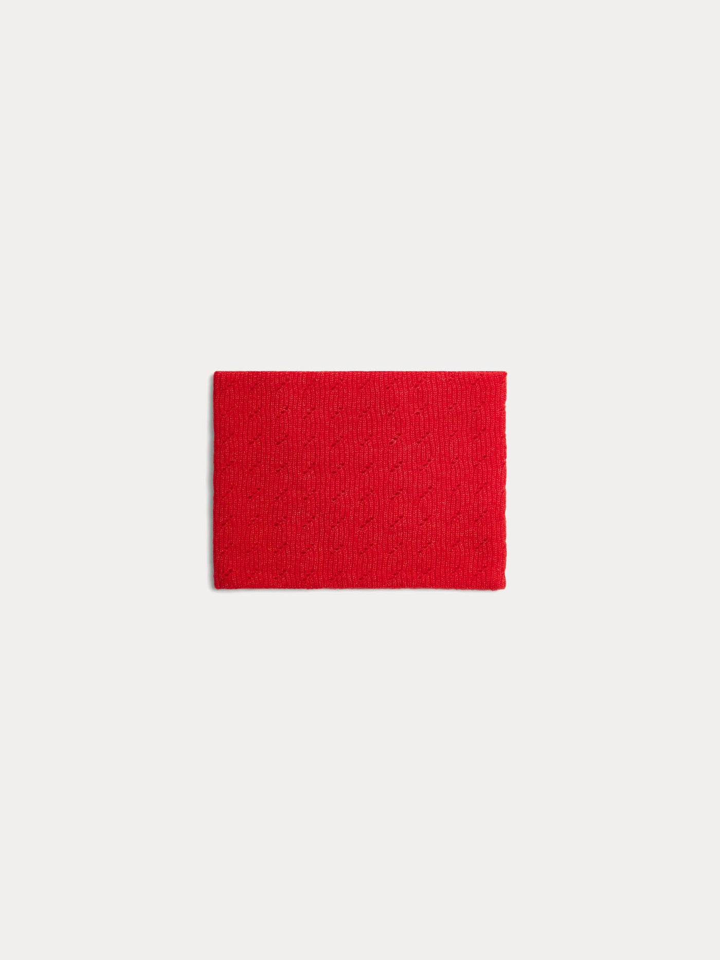 Tatodine snood in red wool 