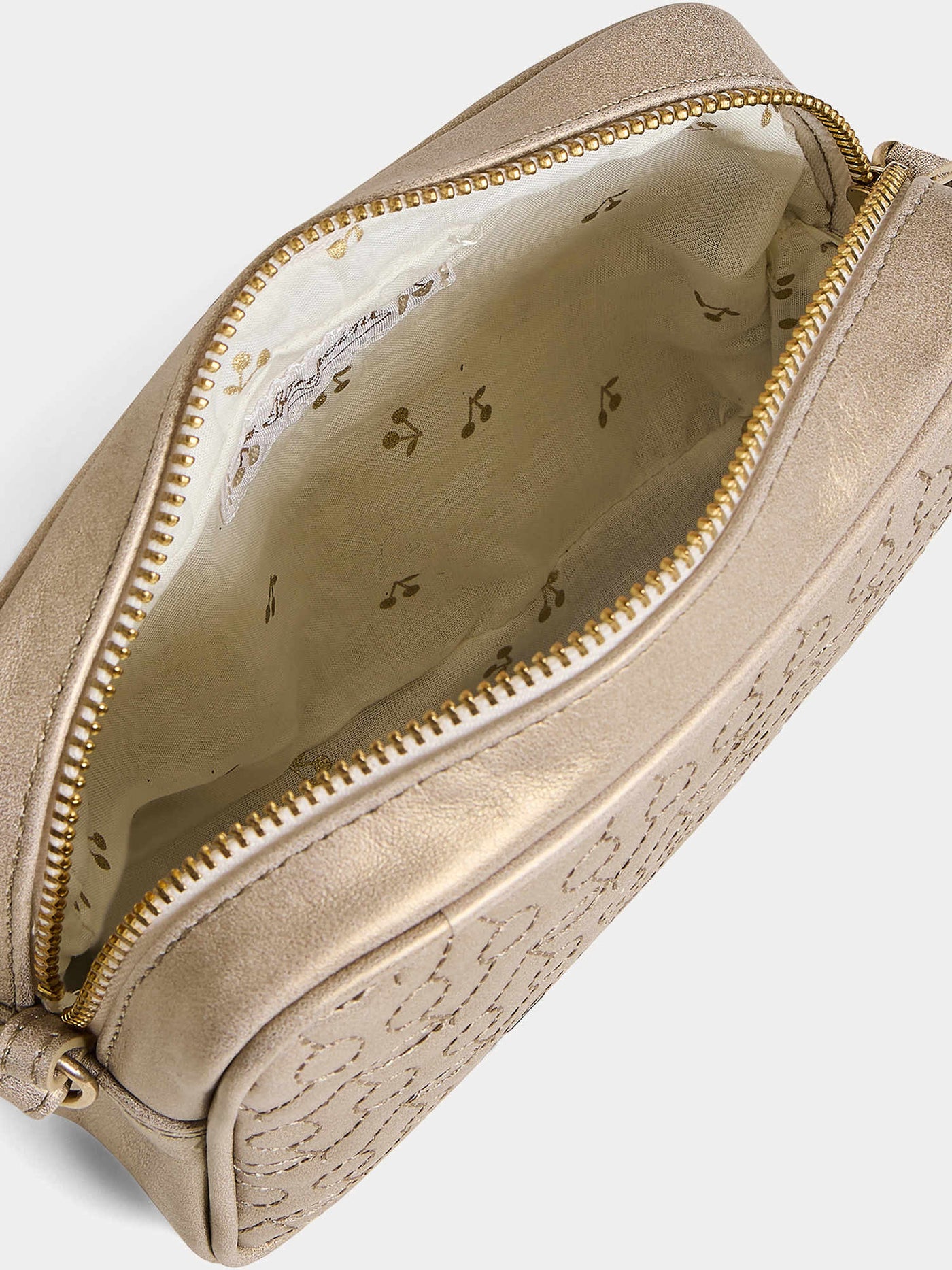 Alimos shoulder bag in gold leather