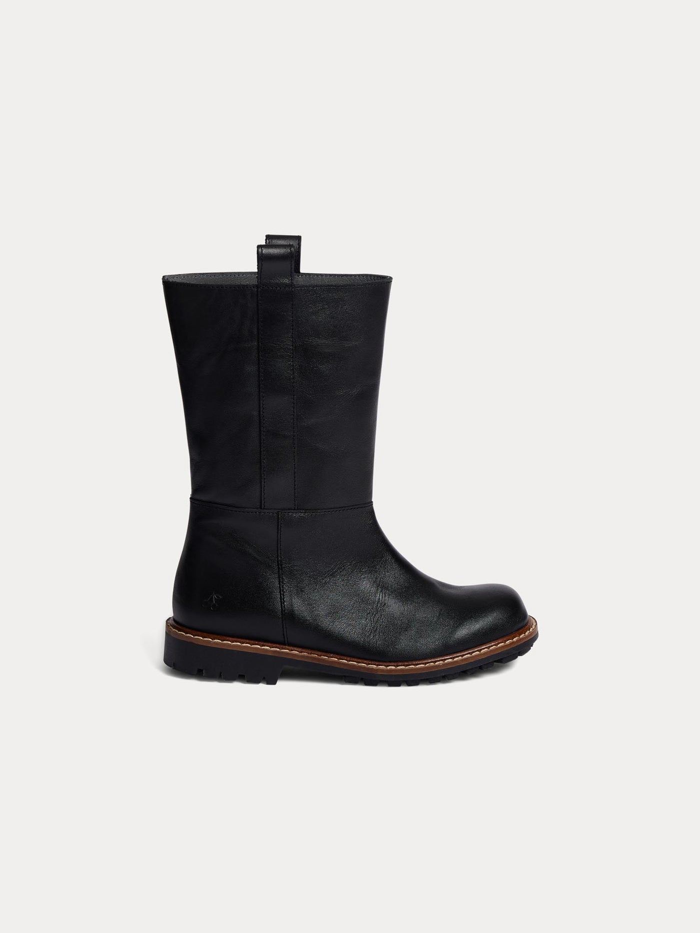 Boots Gab montantes en cuir