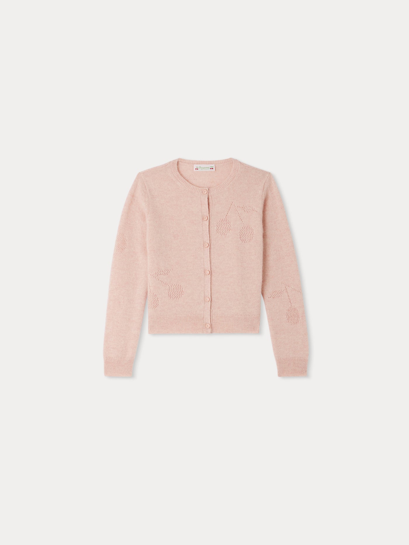 Ginger pink cashmere cardigan