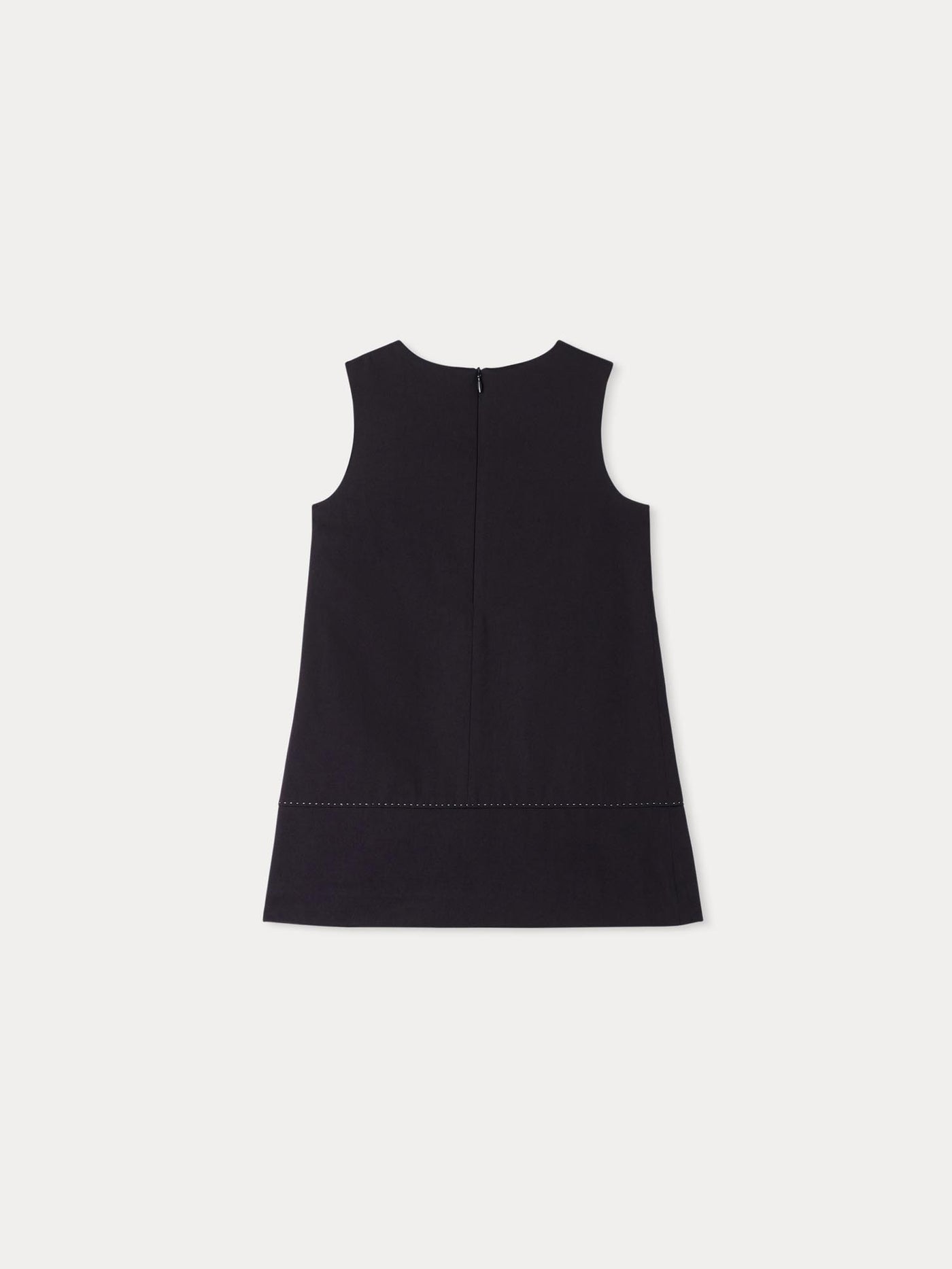 Garland navy blue dress with flaps