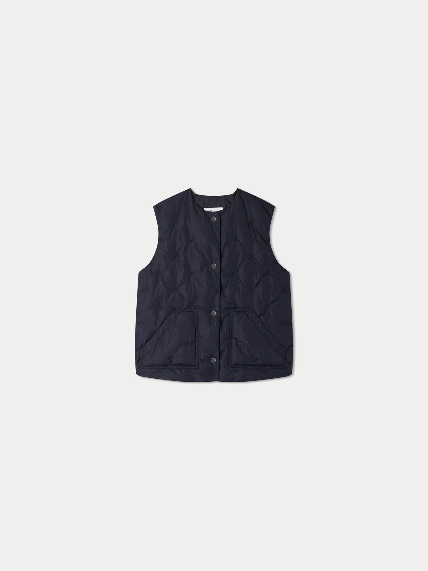 Blouson Daila sans manches bleu nuit