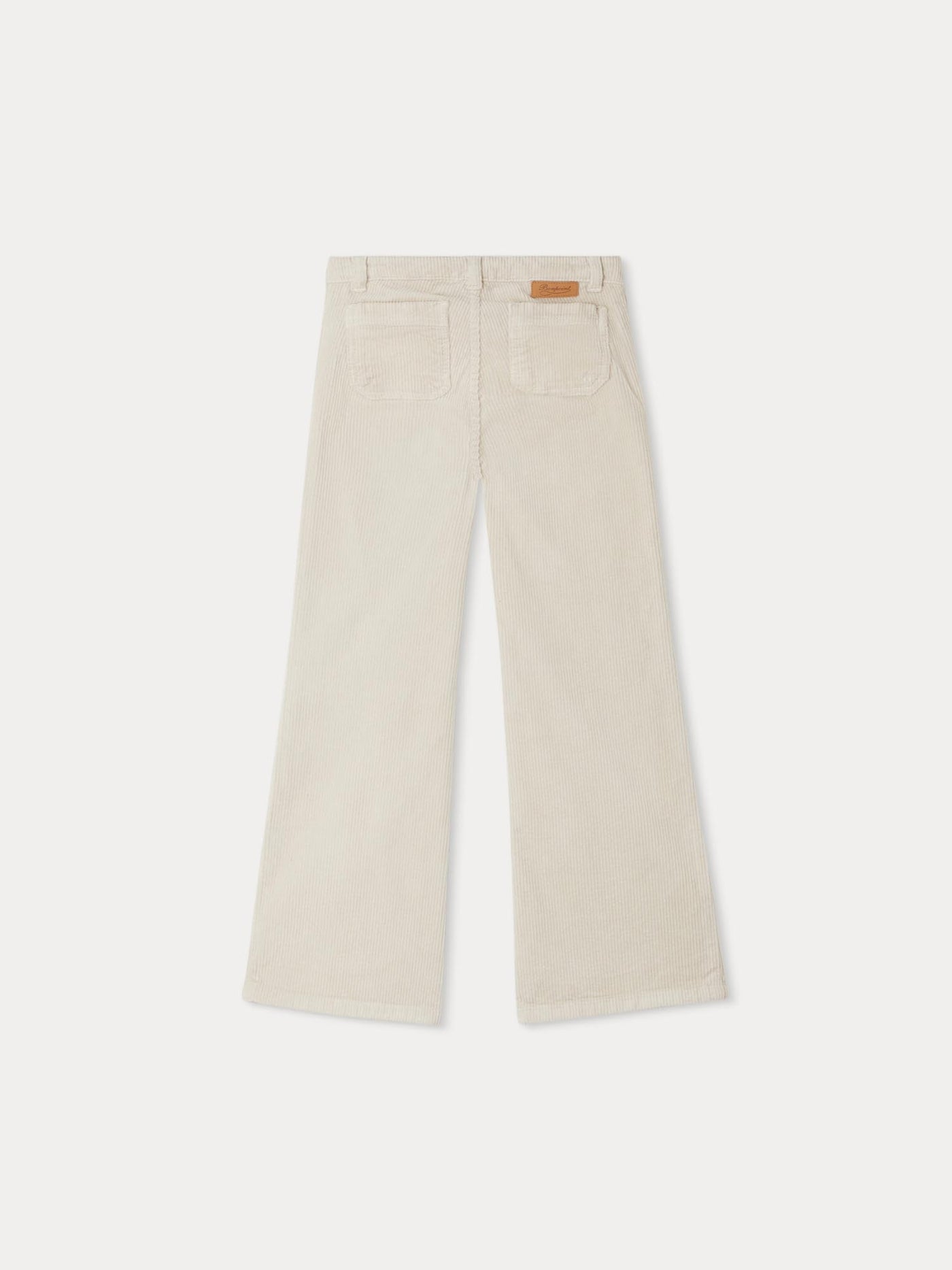 Junon pants in white corduroy