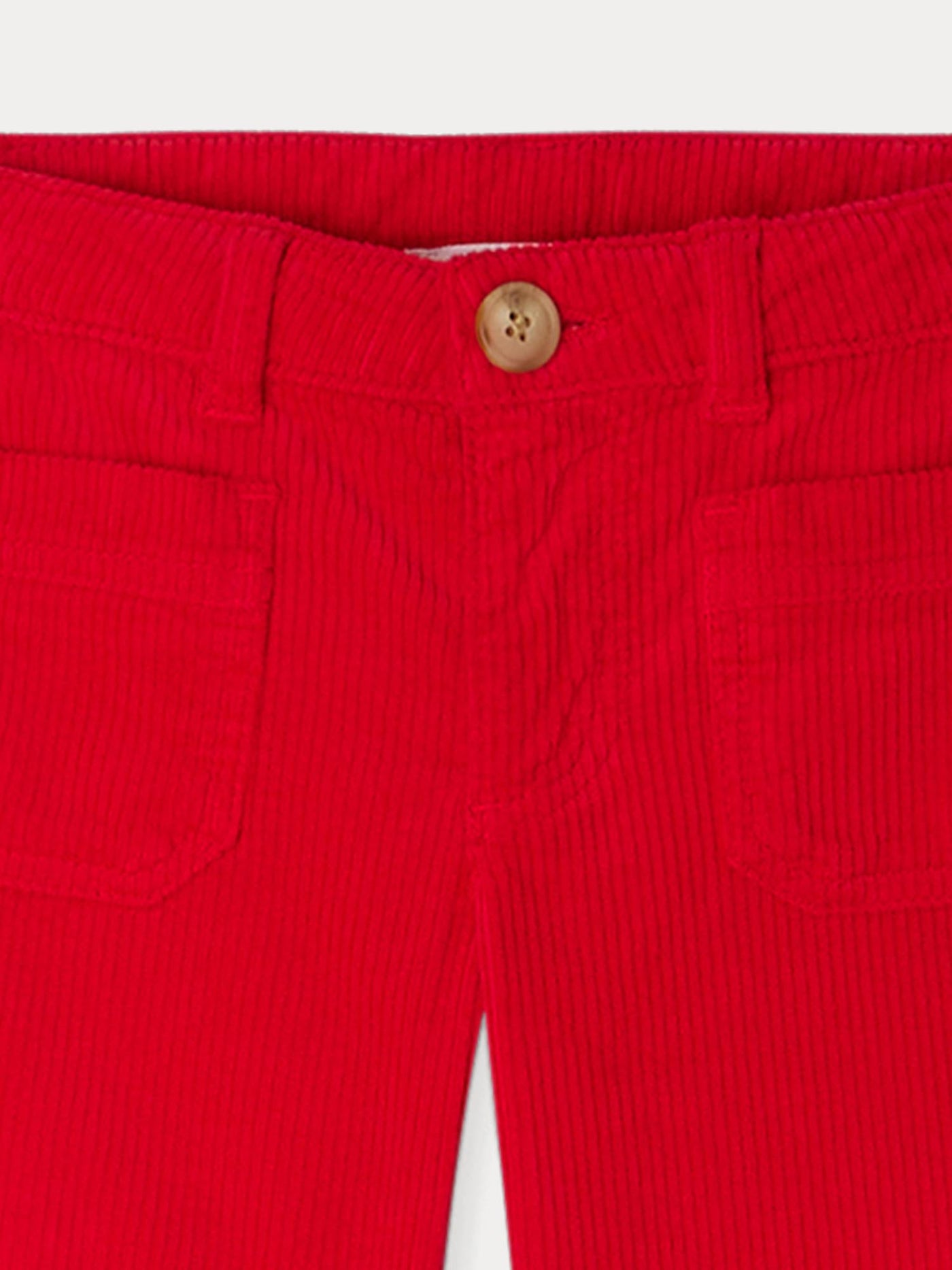 Junon pants in light red corduroy