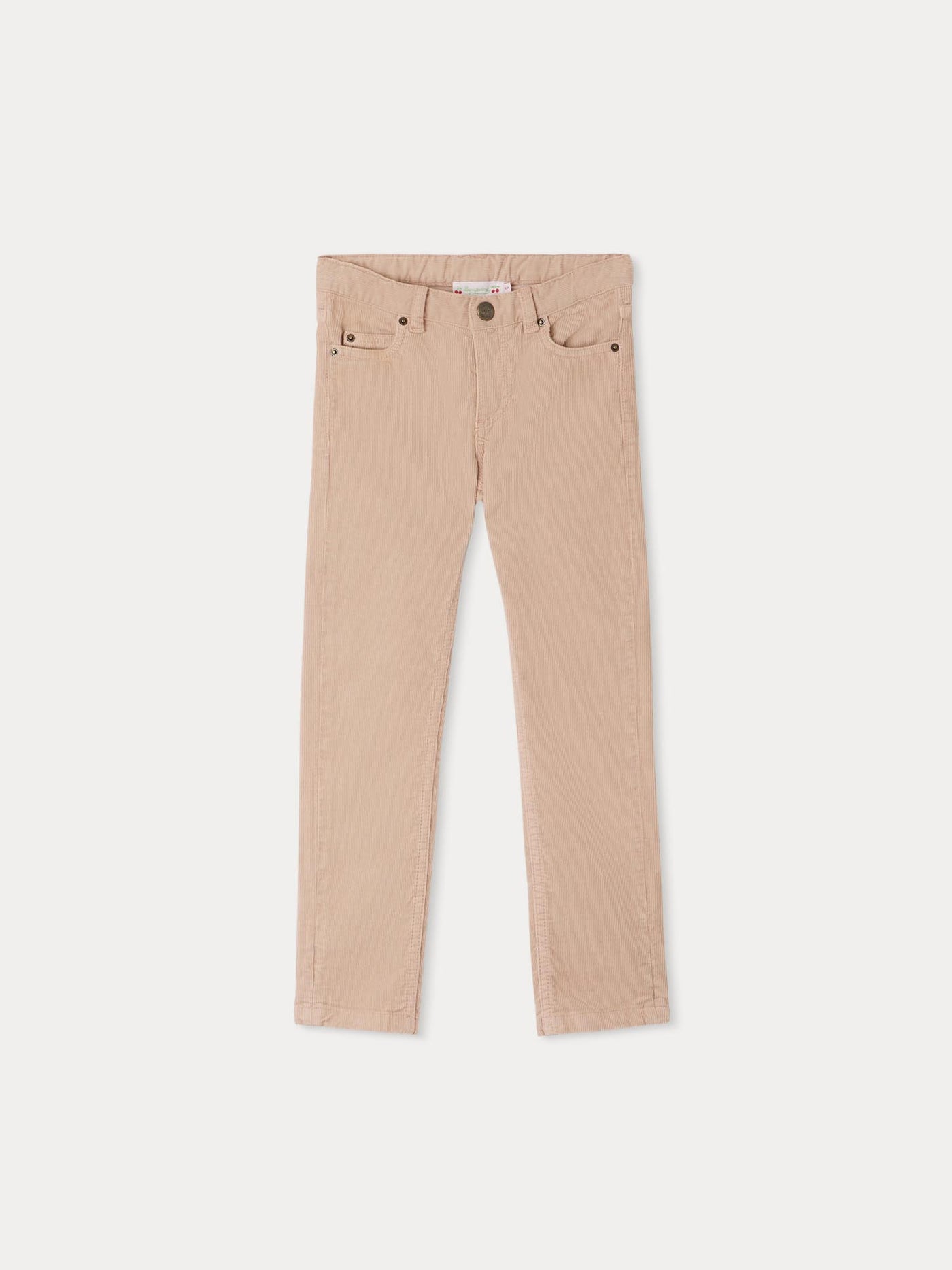 Pantalon Bonnie en velours côtelé rose