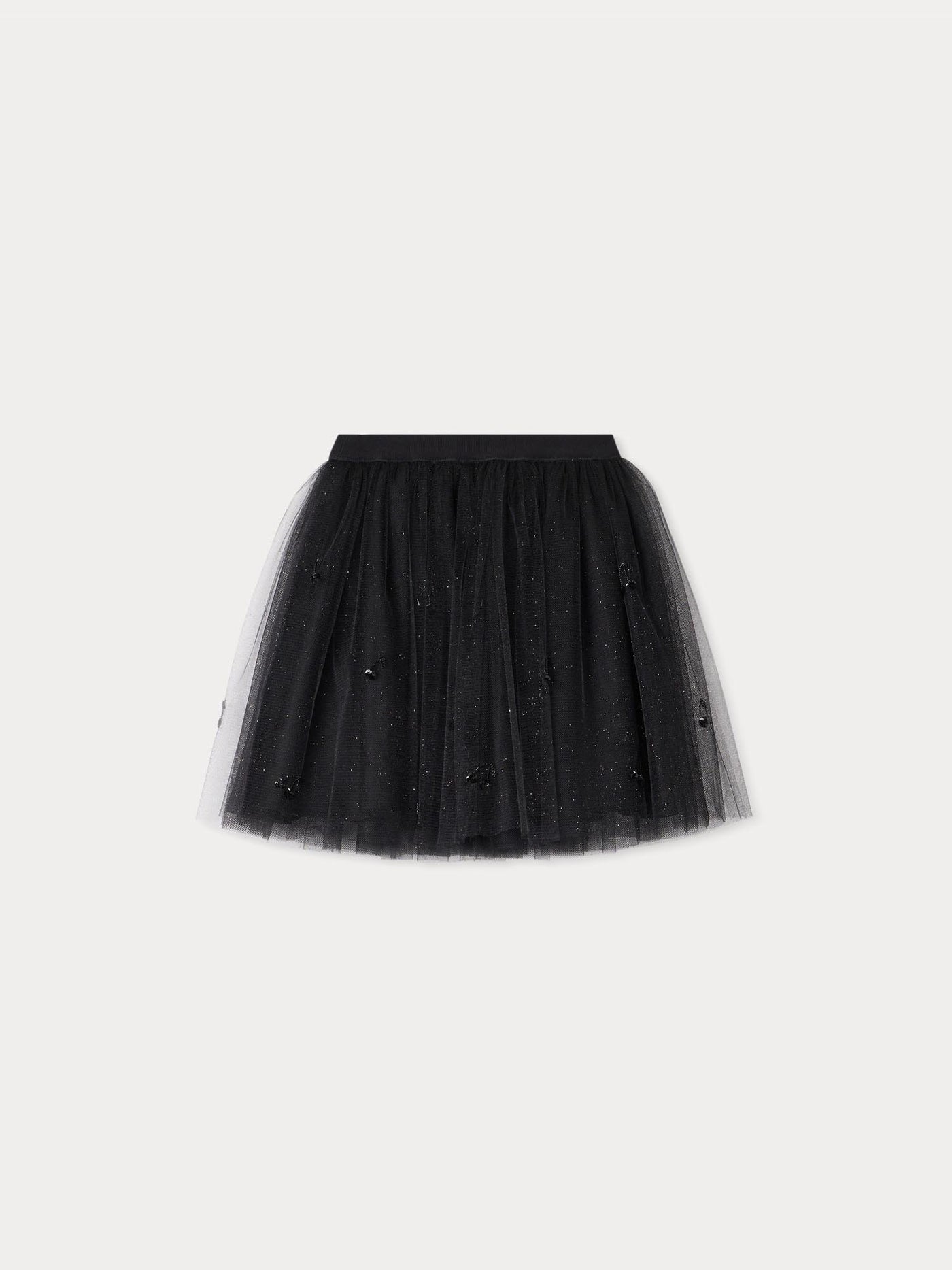 Pois beaded tulle skirt