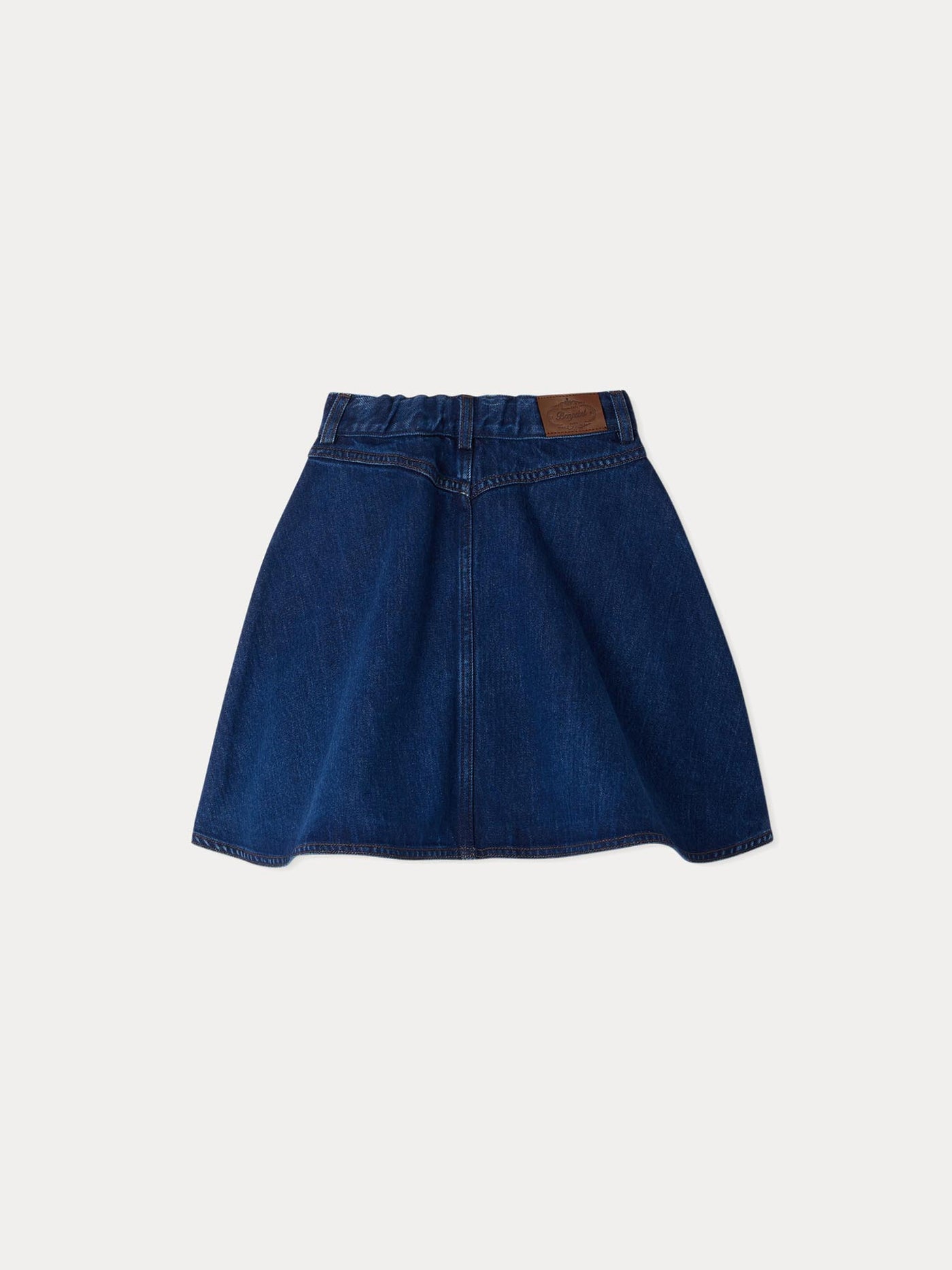 Gingia denim skirt