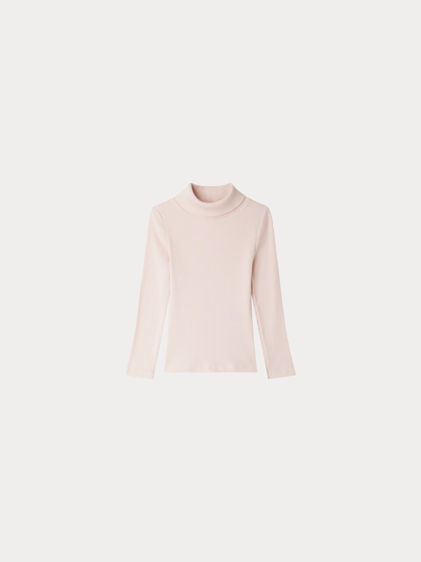 T-shirt Tahiti col roulé rose clair