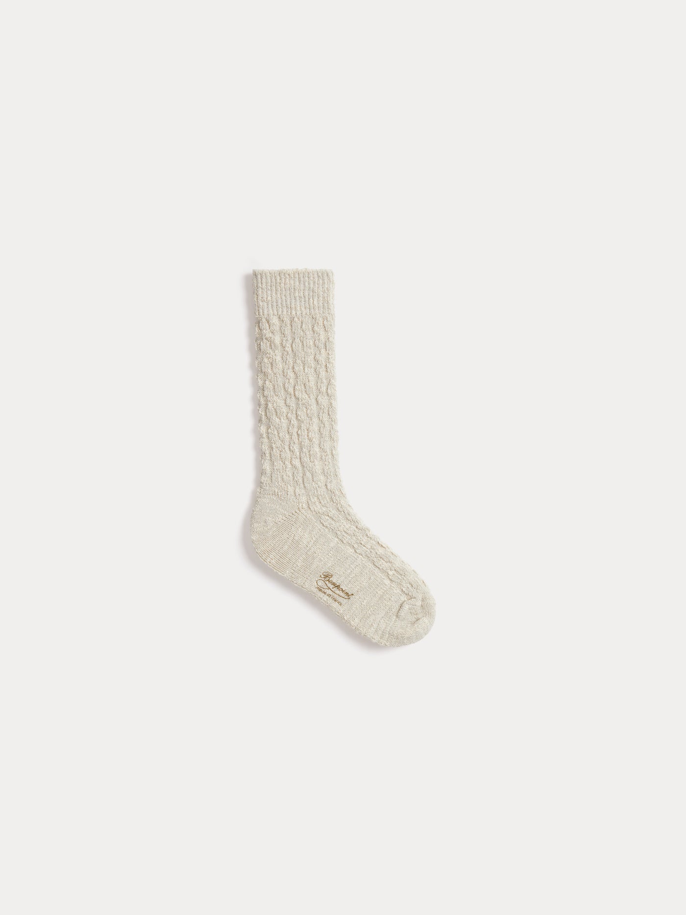 Gratiane knee-high cable knit socks